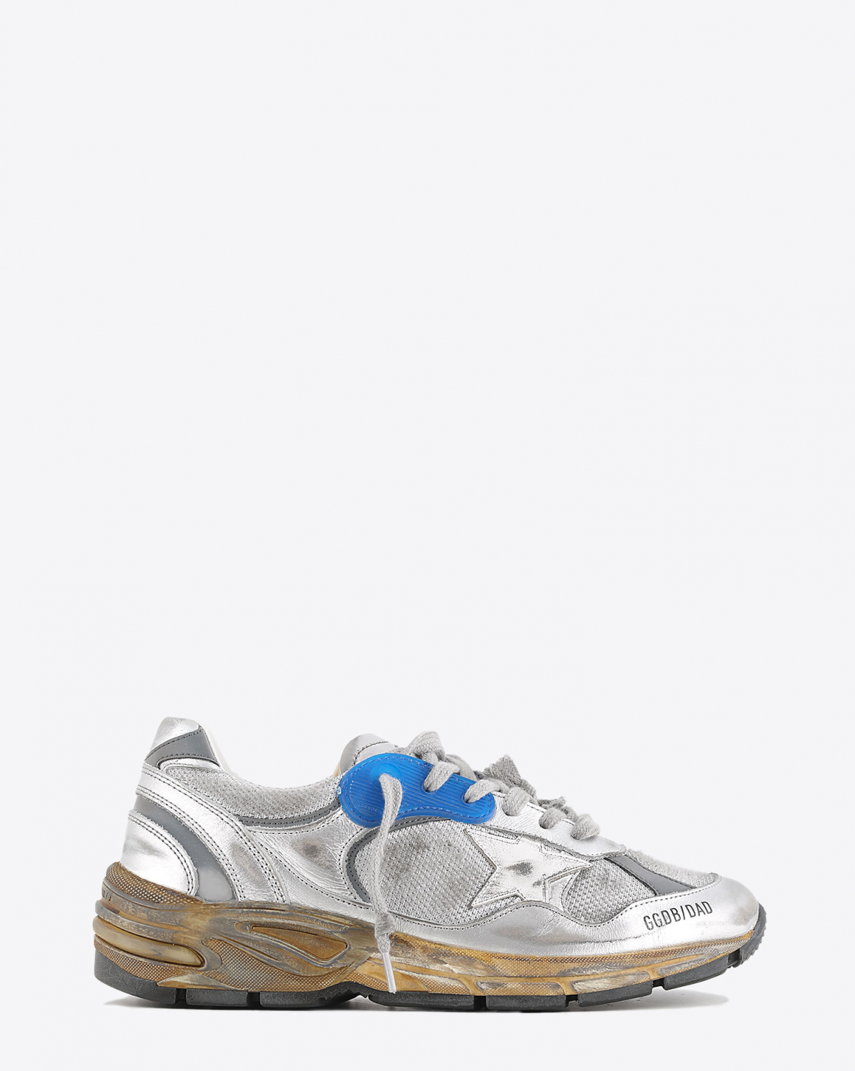 Sneakers running dad white silver 70137 Golden Goose.