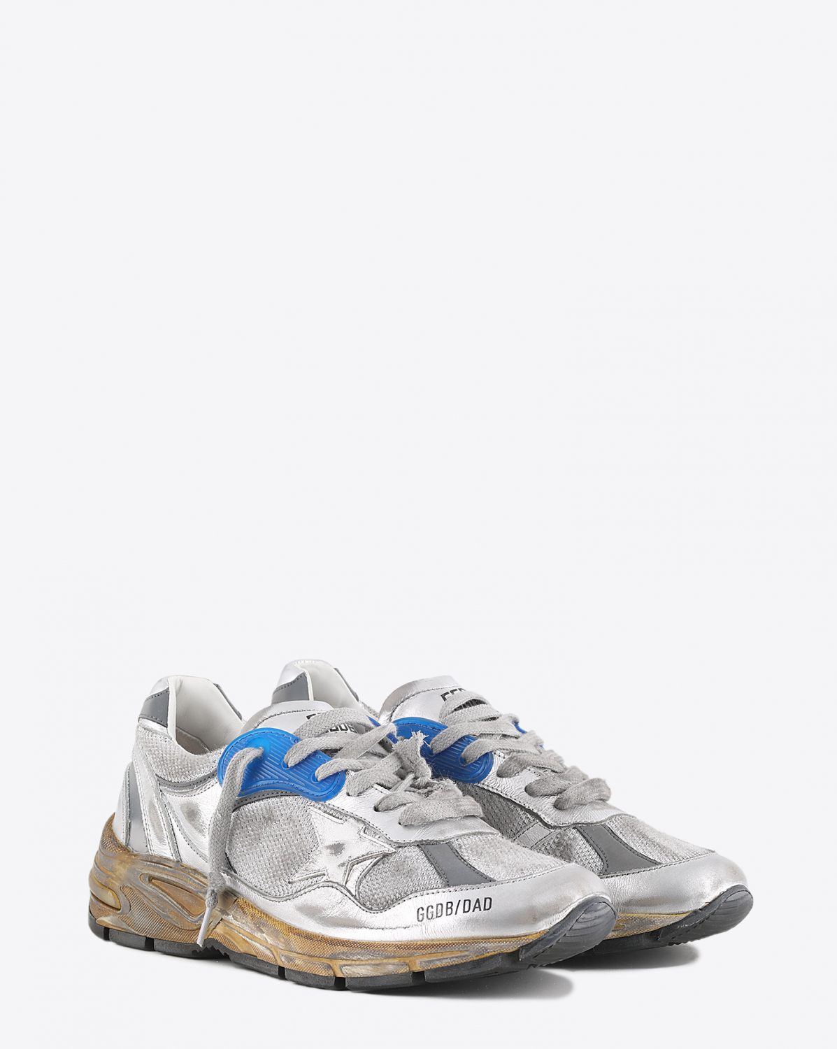 Sneakers running dad white silver 70137 Golden Goose. 