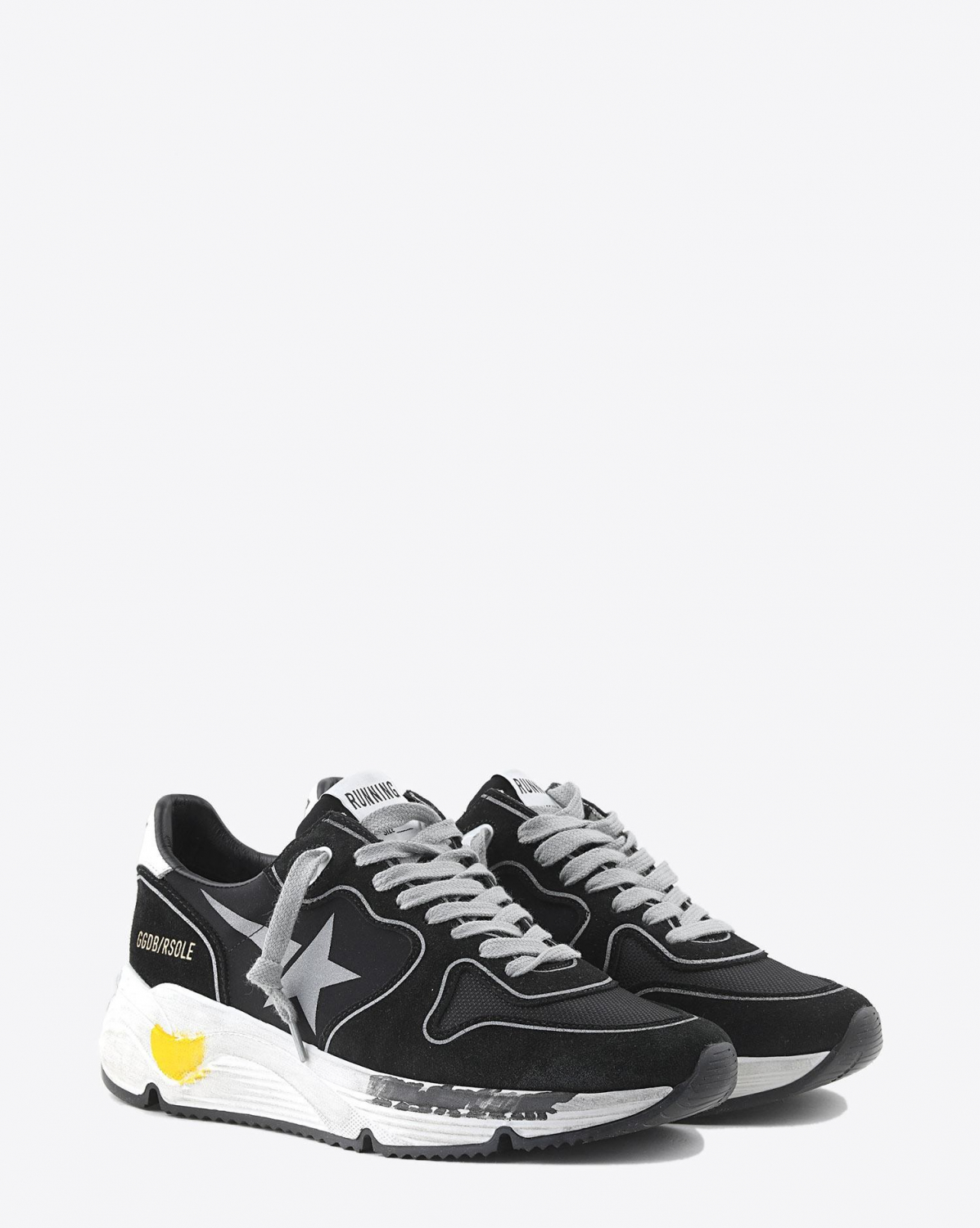 Sneakers running sole black silver 90178 Golden Goose 