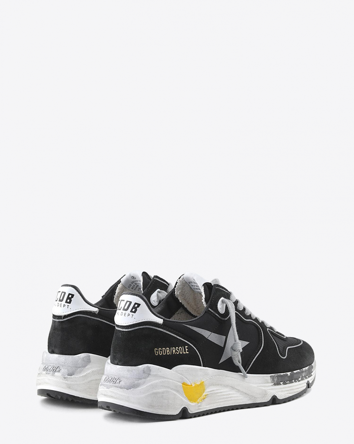 Sneakers running sole black silver 90178 Golden Goose