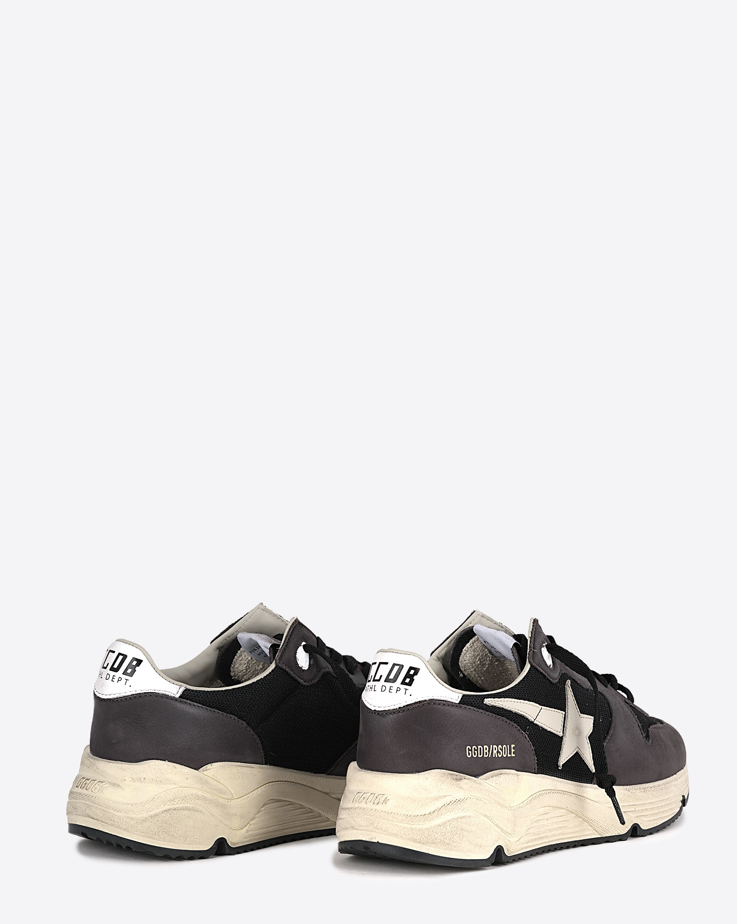 Sneakers Running Sole Golden Goose Homme noires. 