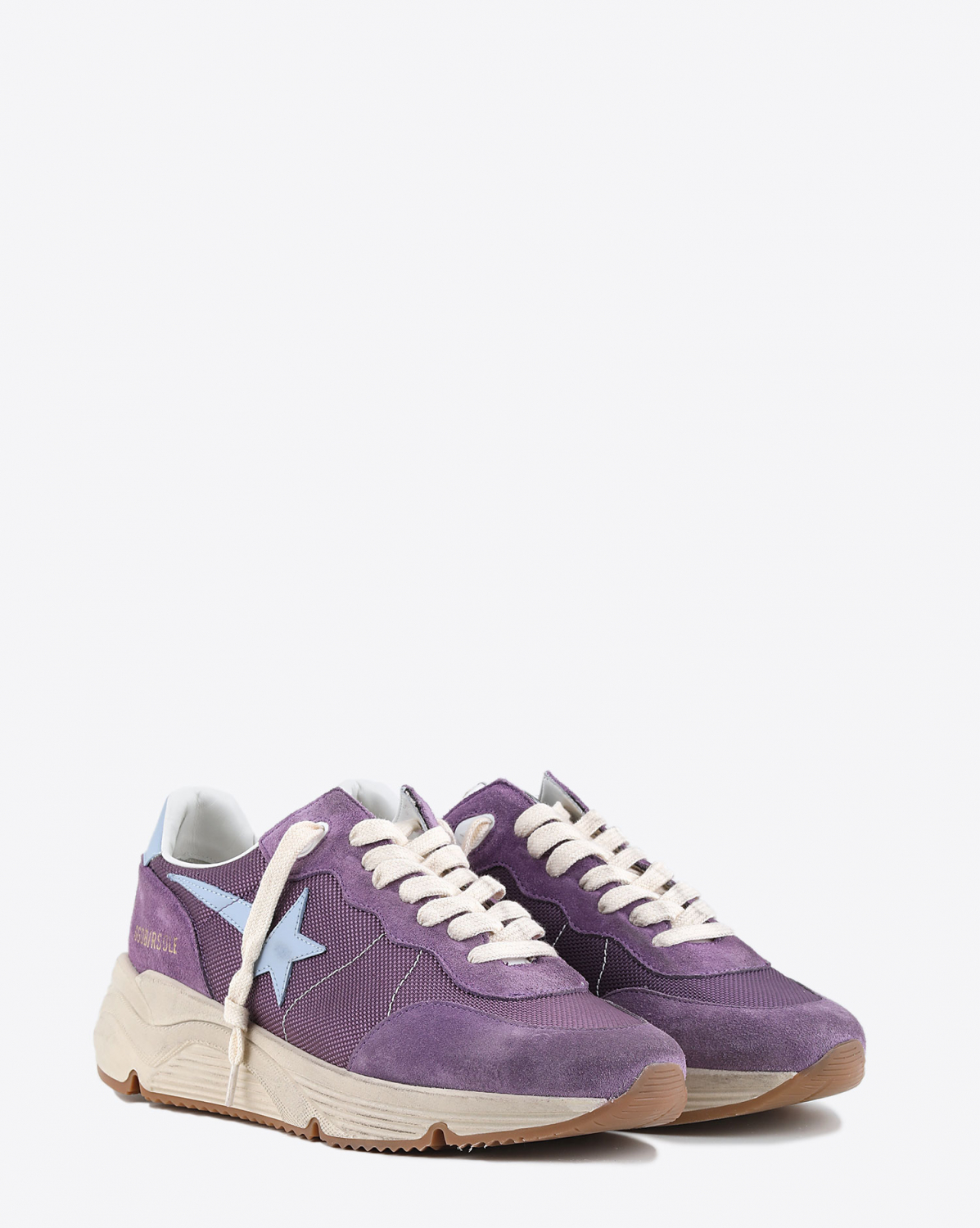 Purple golden goose sneakers on sale
