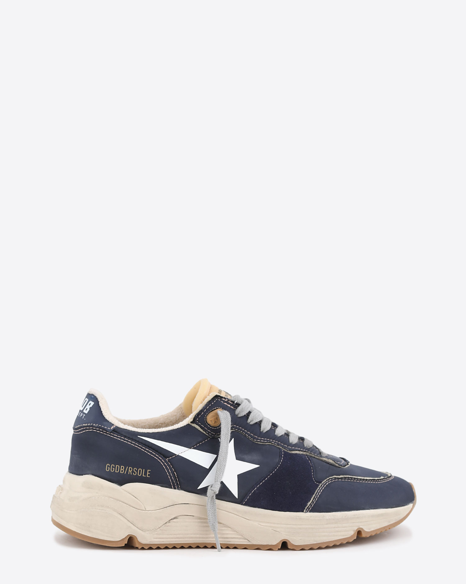 Sneakers Golden Goose Running Sole  Dark Blue Beige