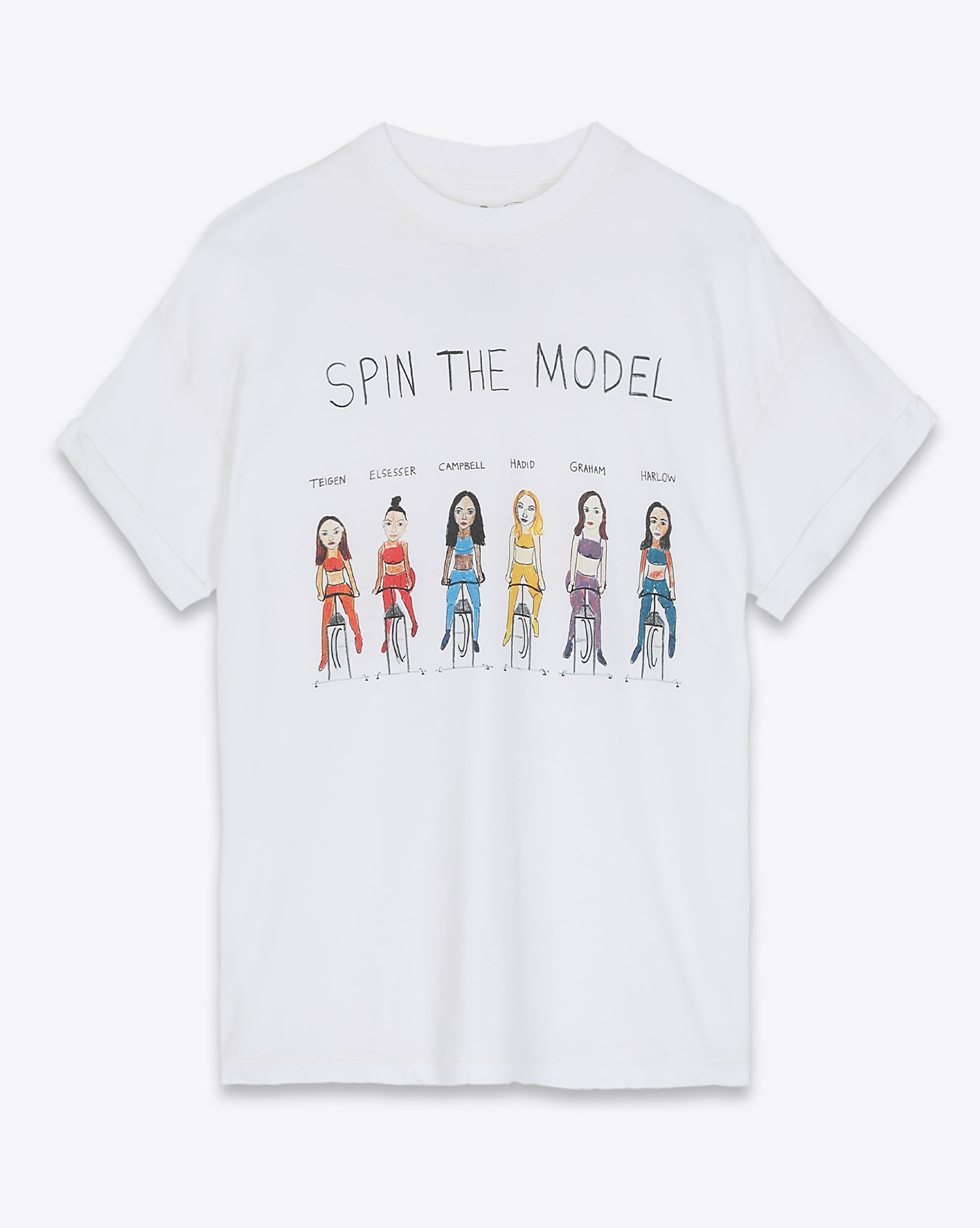 Tee-shirt Unfortunate Portrait Spin The Model
