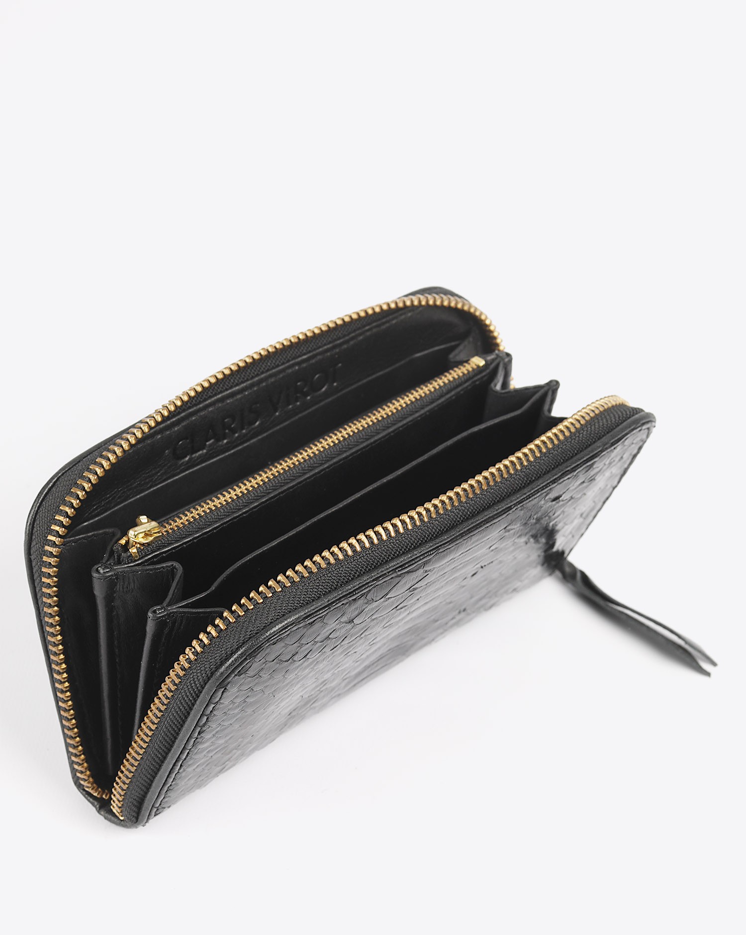 Image du produit Claris Virot Portefeuille Bob Python - Noir   - 2