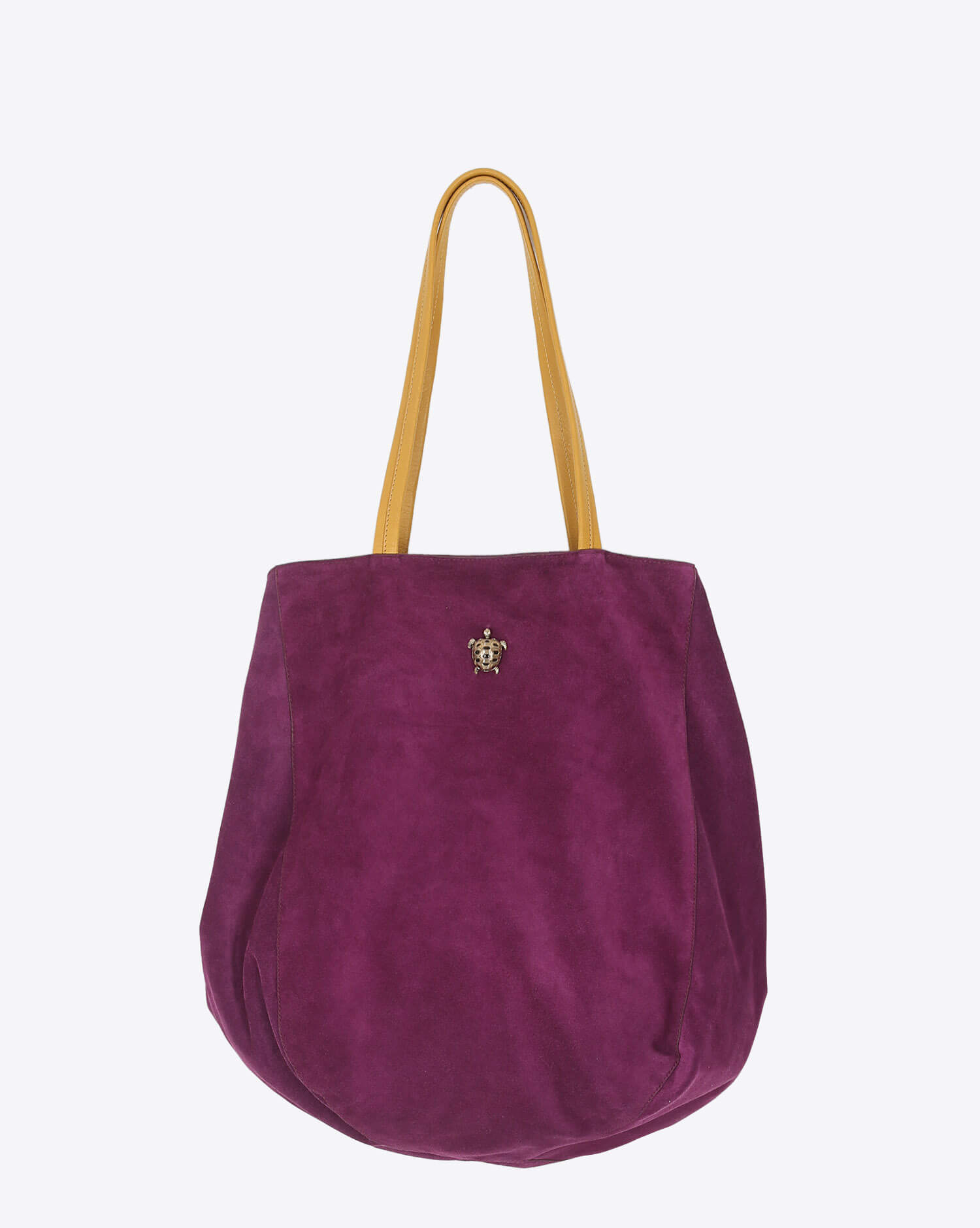 Image du produit Claris Virot Cabas Felix Cuir Suede Tortue - Violet   - 5