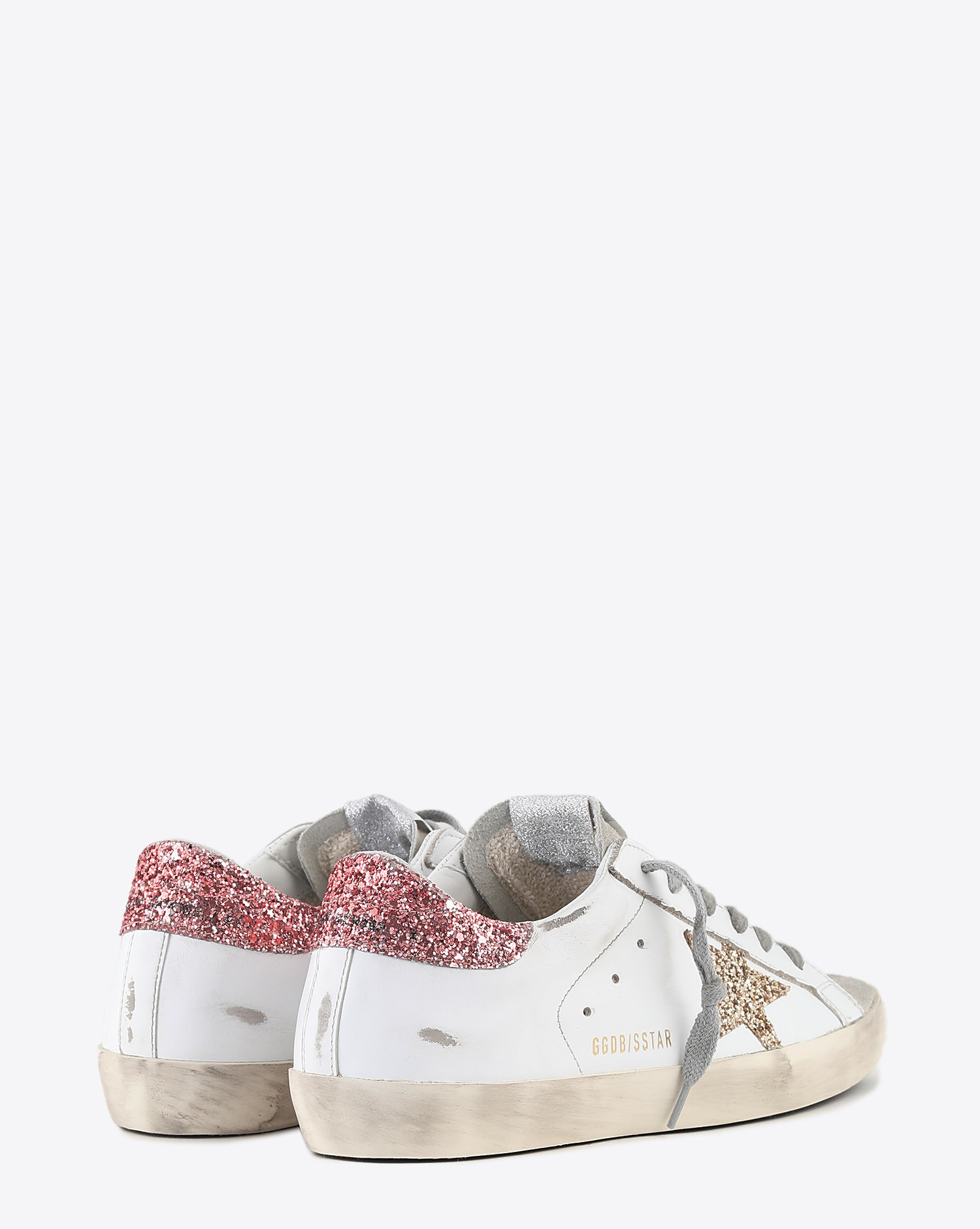 Image du produit Golden Goose Woman Collection Sneakers Super-Star - Gold Salmon Pink 80780 - 4