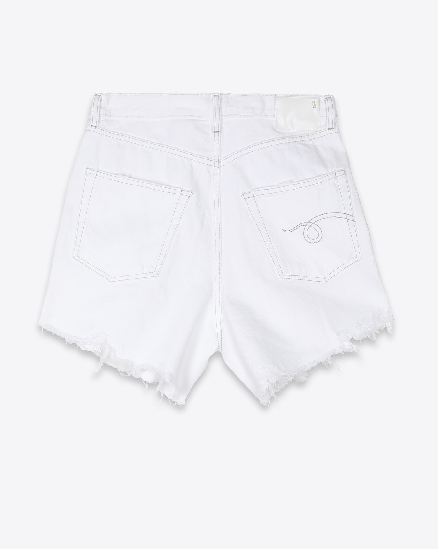 Image du produit R13 Damon Pleated Short - Holden White - 5