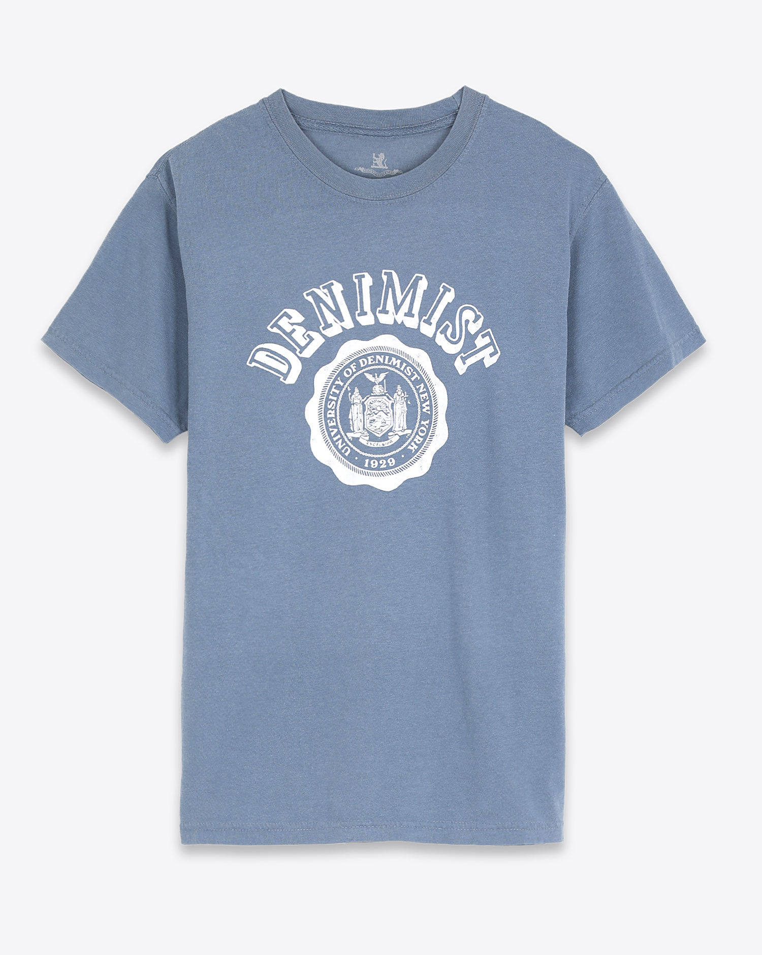 Denimist Crest Classic Tee - Washed Blue