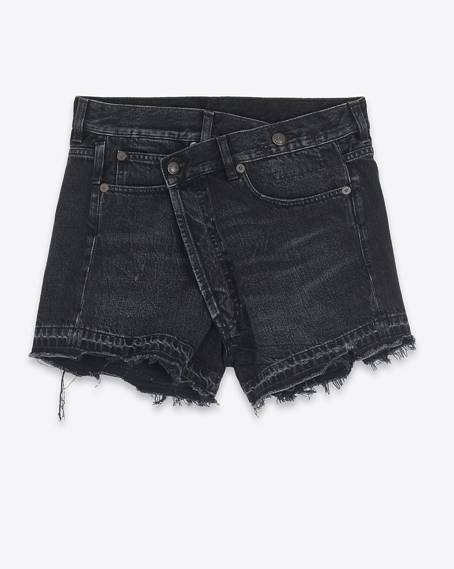 R13 Denim Collection Crossover Short