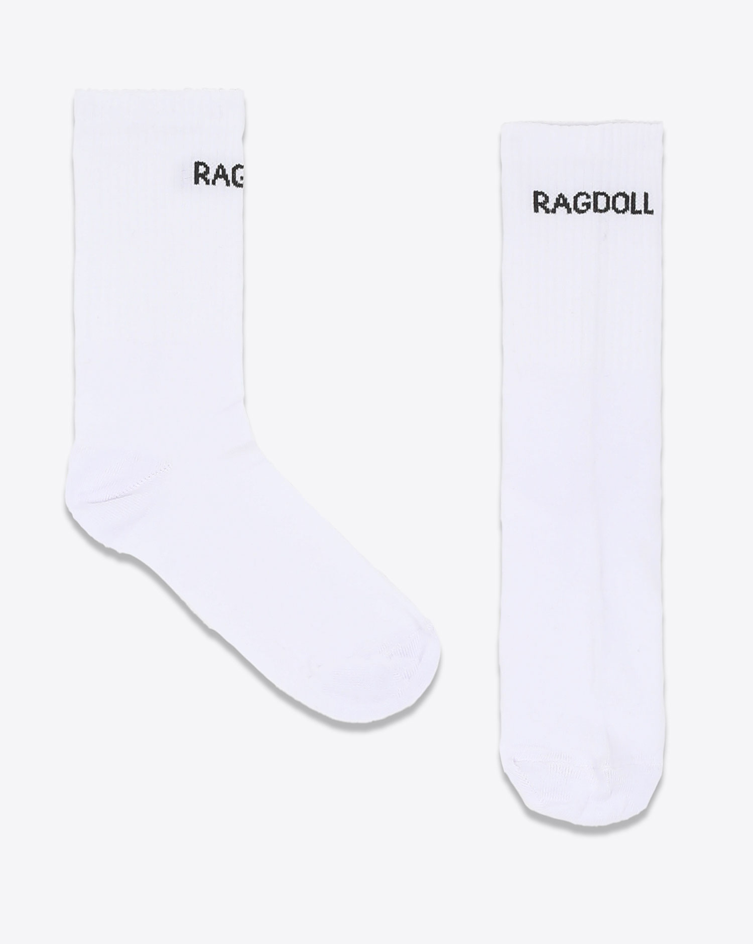 Chaussettes lot de 3 Ragdoll LA. Blanches Logo.