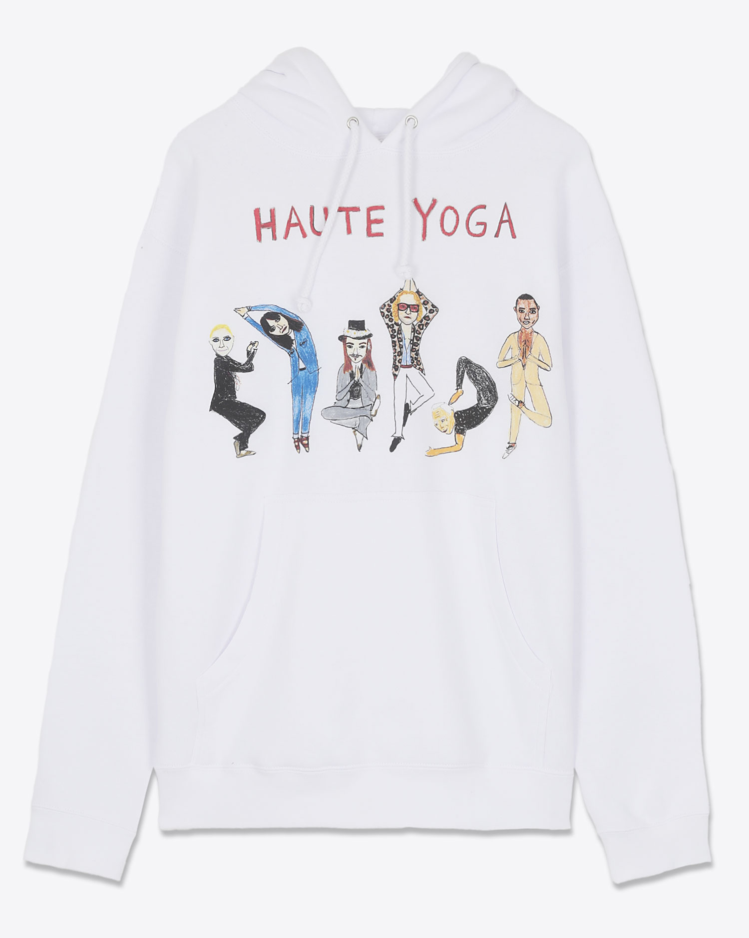 Sweat Unfortunate Portrait Haute Yoga blanc 