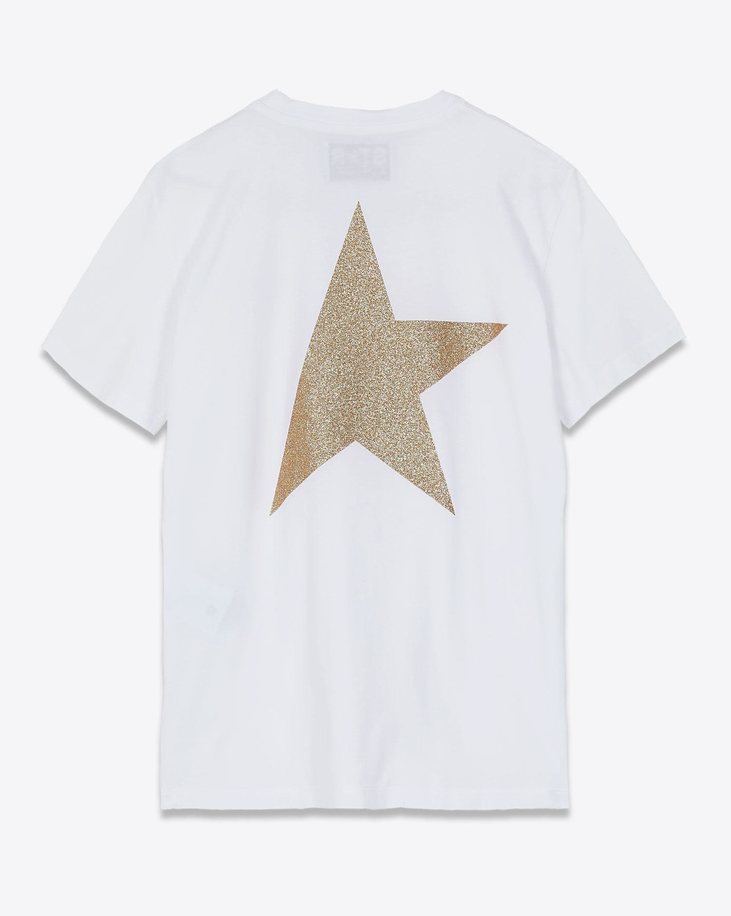 Golden Goose Tee-shirt  Star W'S blanc et doré
