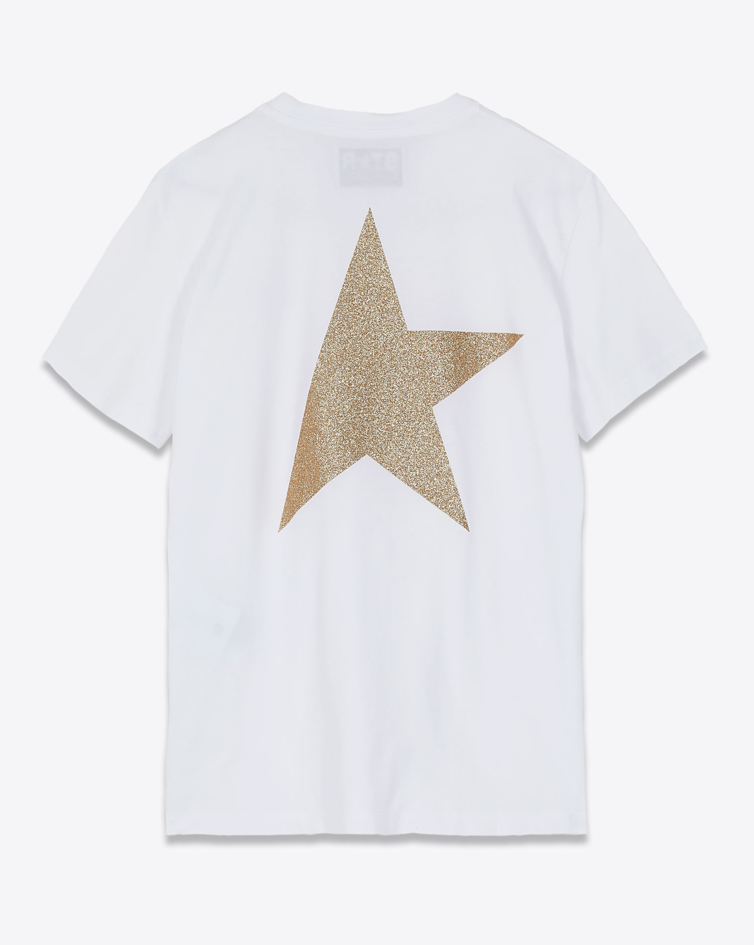 Golden Goose Tee-shirt  Star W'S blanc et doré
