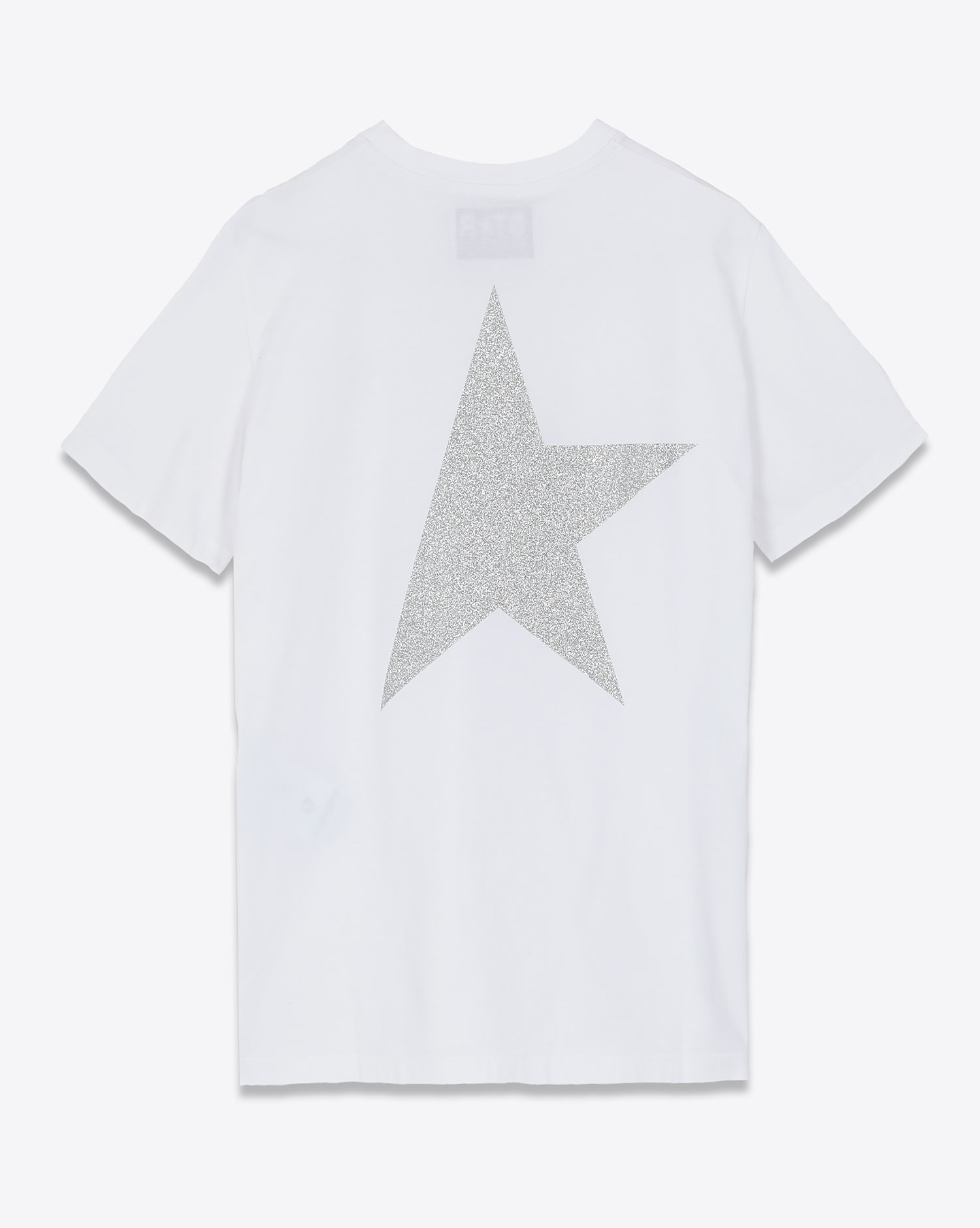 Golden Goose tee-shirt Star W'S blanc et argent 