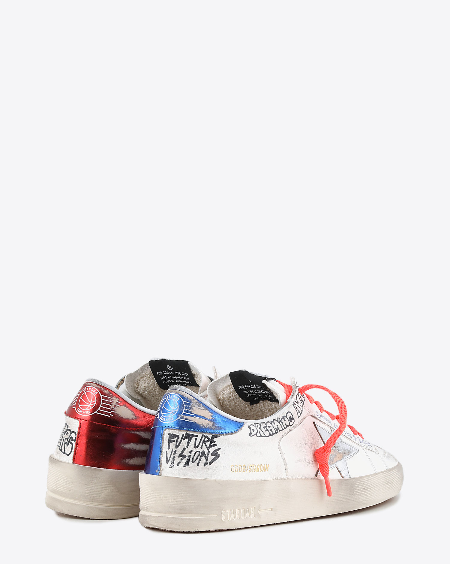 Golden Goose Woman Collection Stardan Royal Blue Red 10944