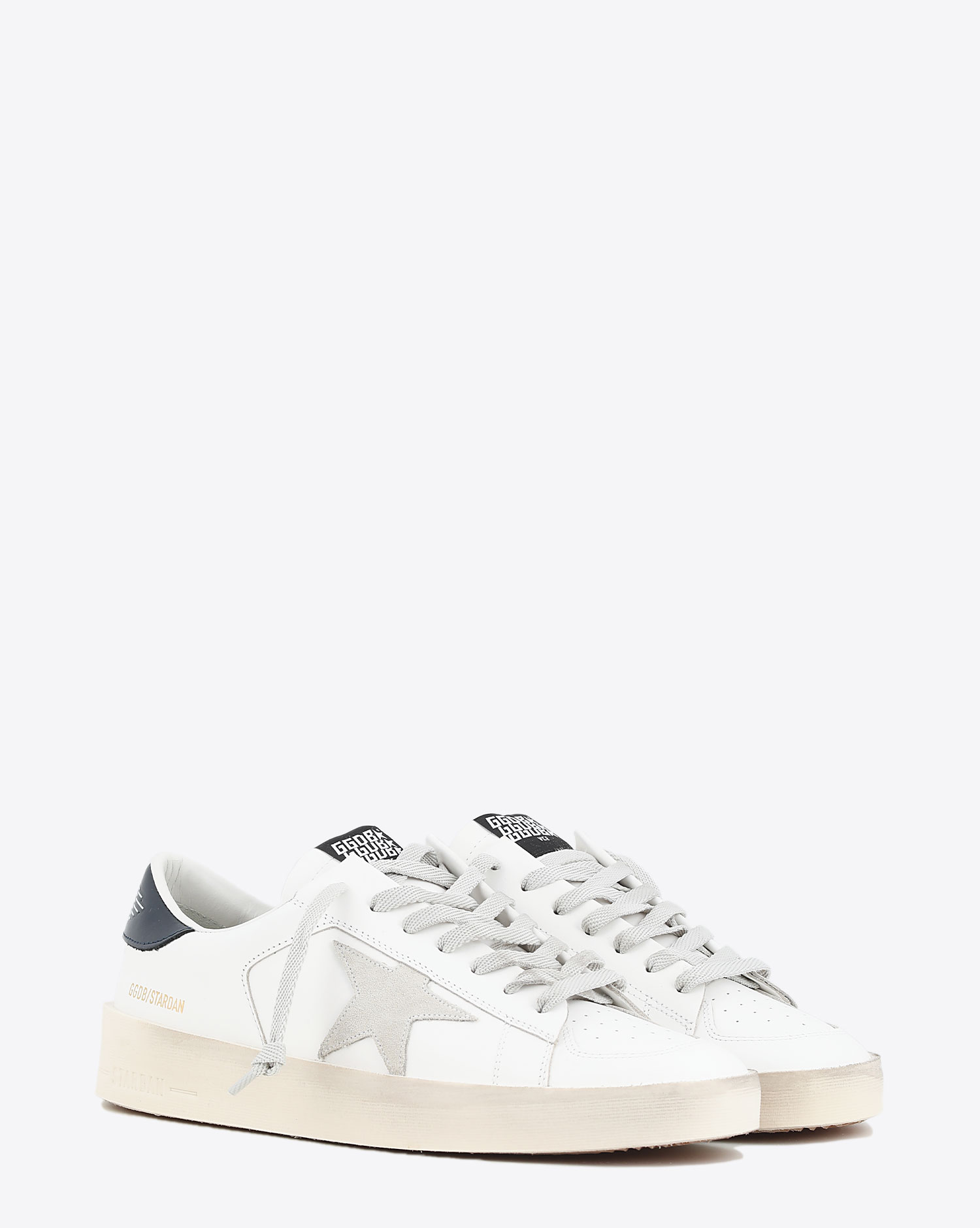 Sneakers en cuir blanc Stardan 10220 Golden Goose Homme. Profil.