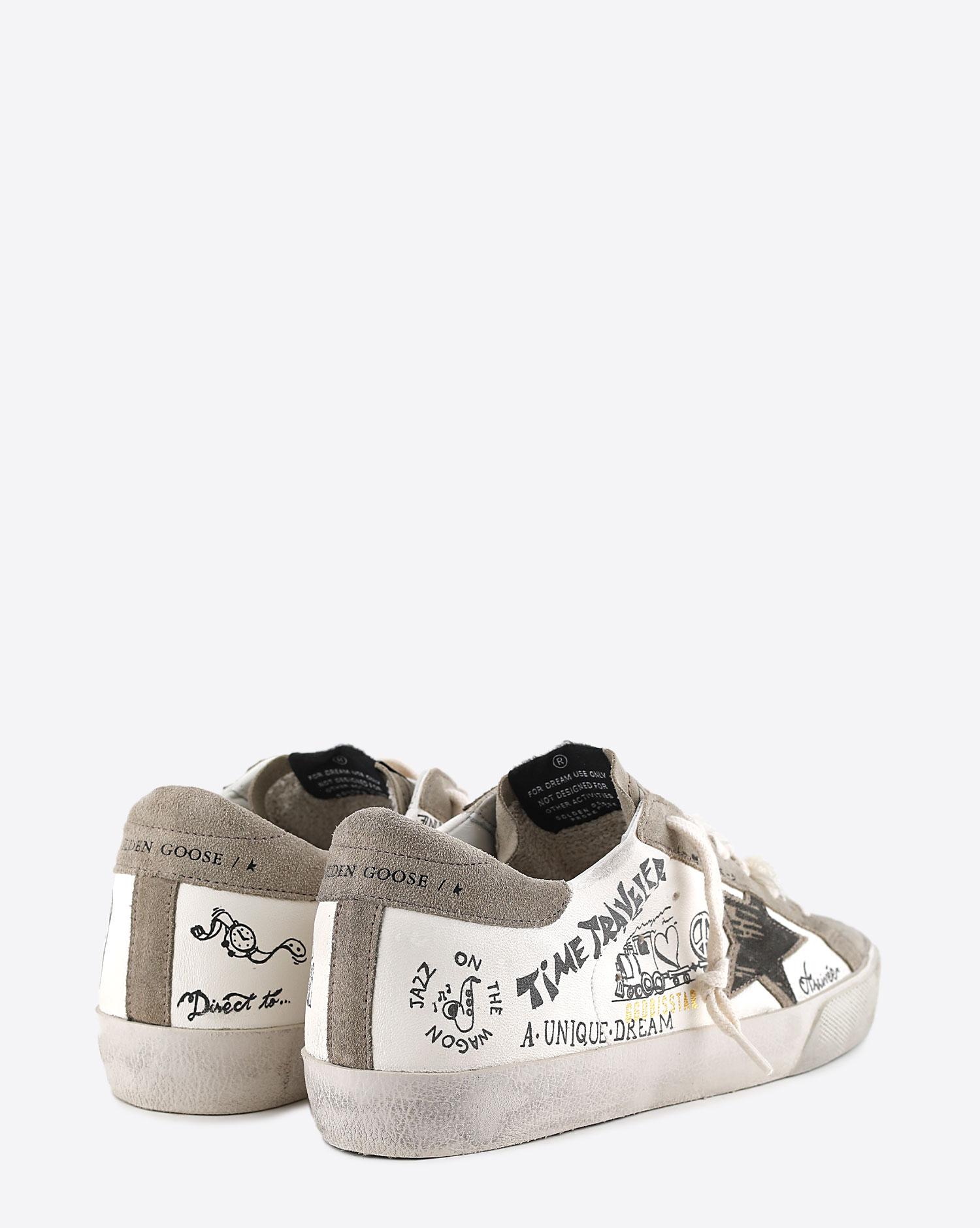 Sneakers Golden Goose Super Star White Taupe 10961