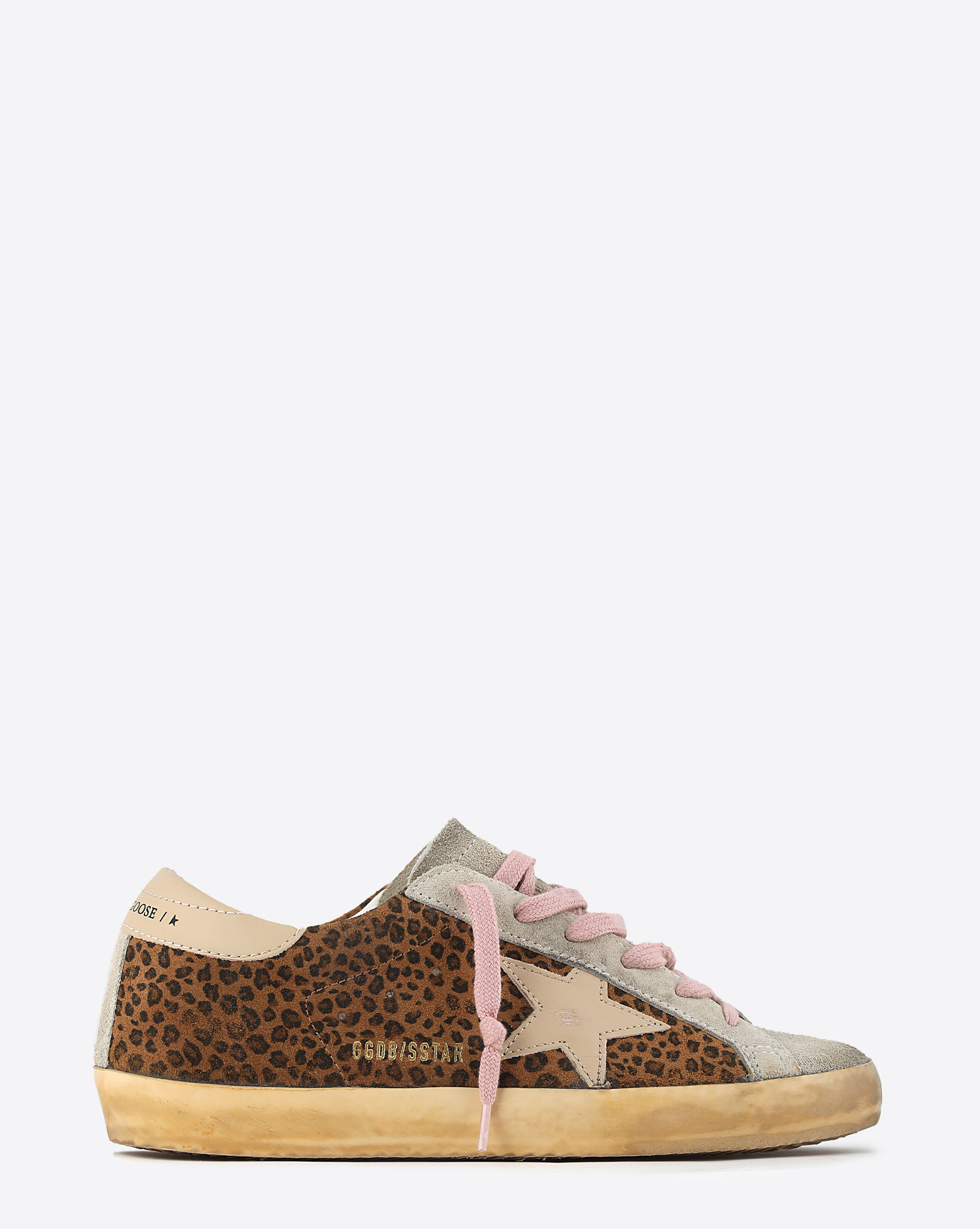 Golden Goose Woman Collection Super Star Brown Ivory Sand
