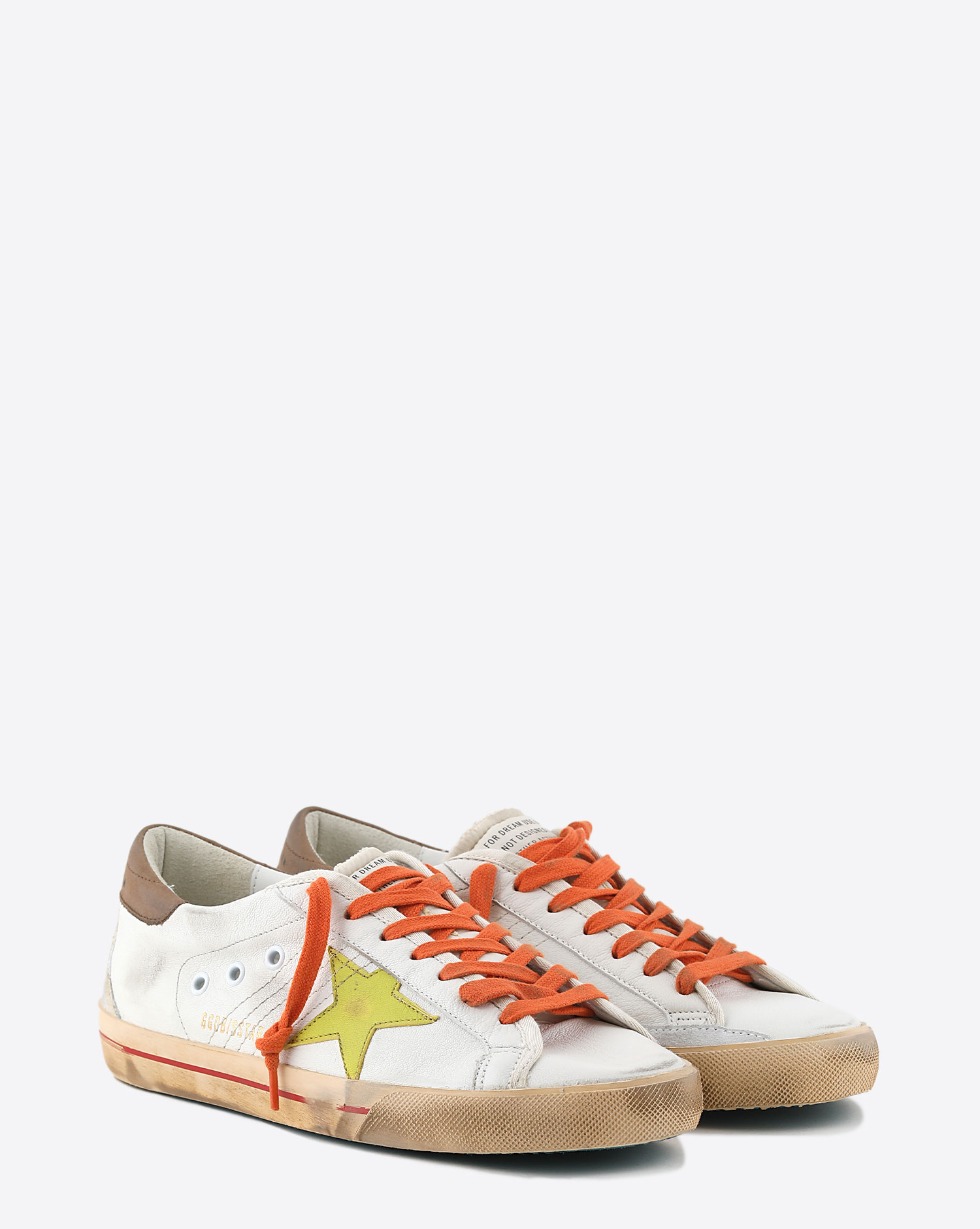 Golden Goose Homme Super-Star White Citronelle Taupe 11384 sneakers 