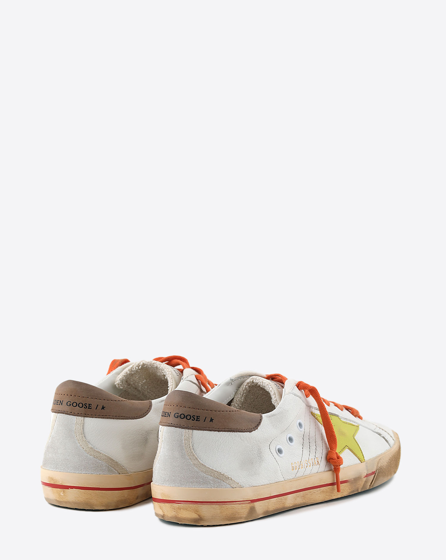 Sneakers Homme Super-Star White Citronelle Taupe 11384 Golden Goose 
