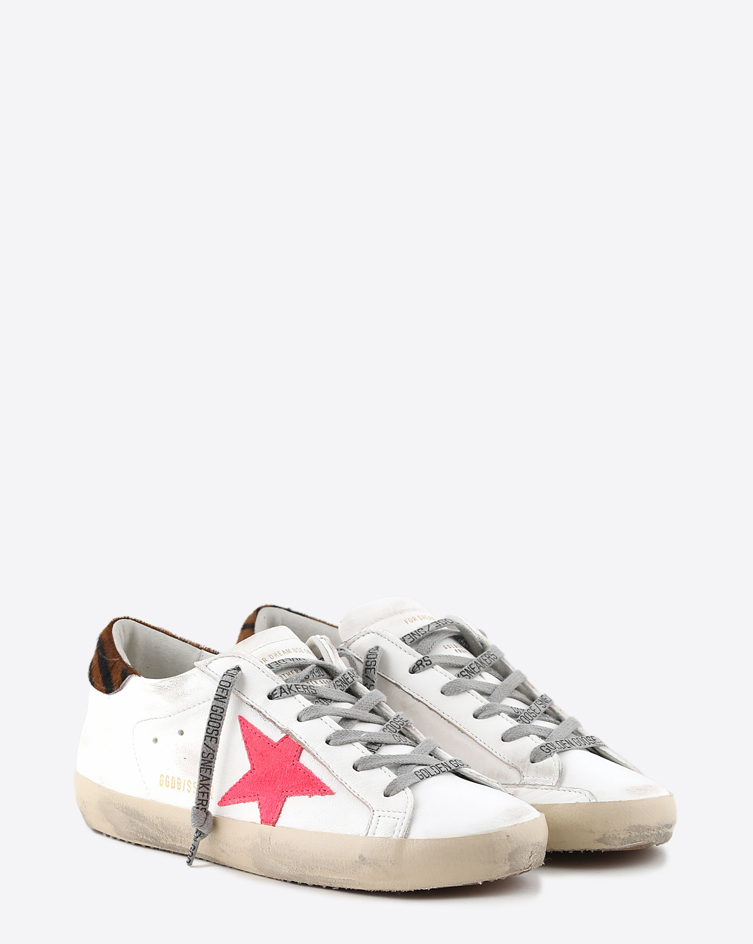 Golden Goose Sneakers Super-Star White Fluo Brown 11387