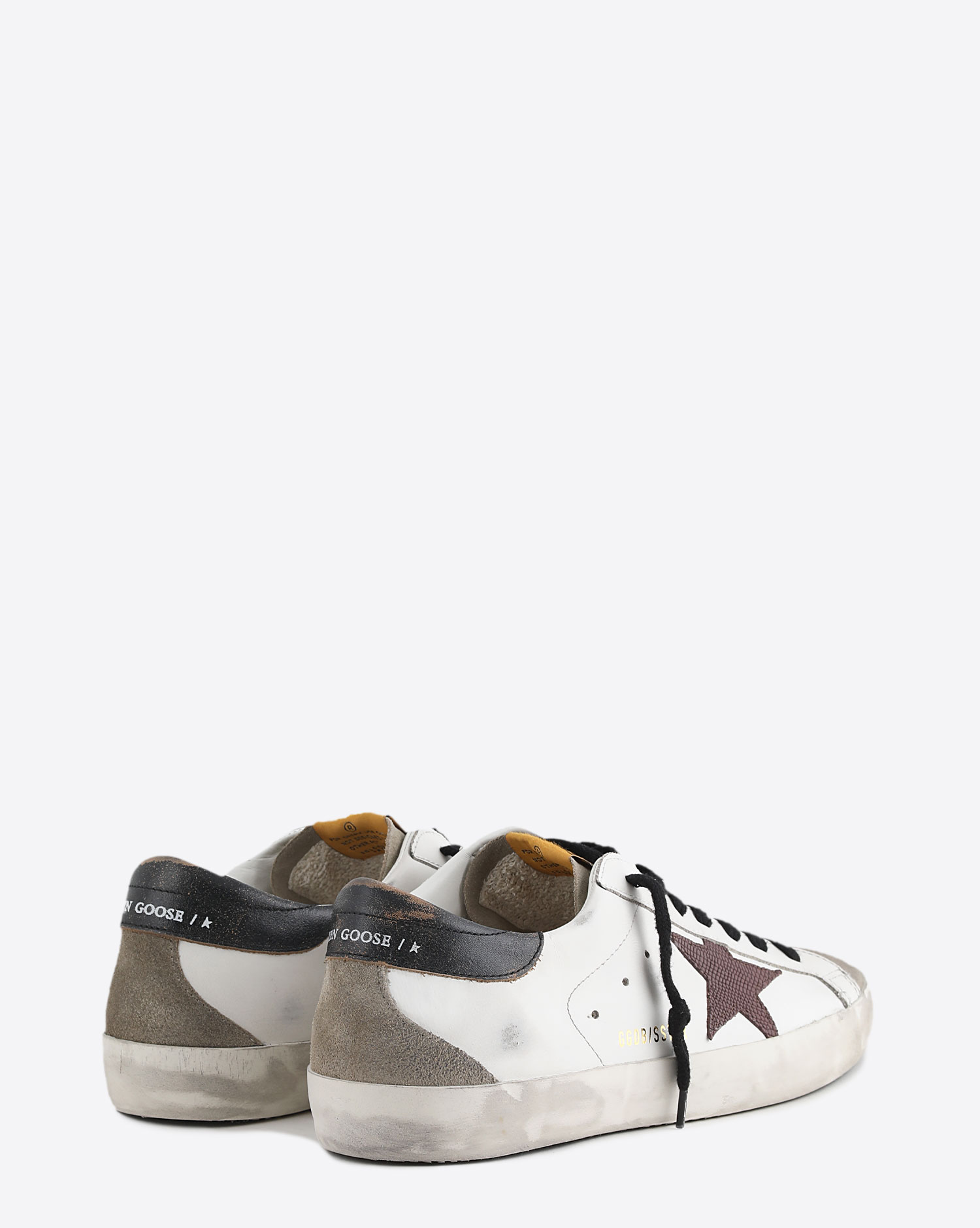 Sneakers Golden Goose  Super-Star White Taupe Bordeaux 11394 
