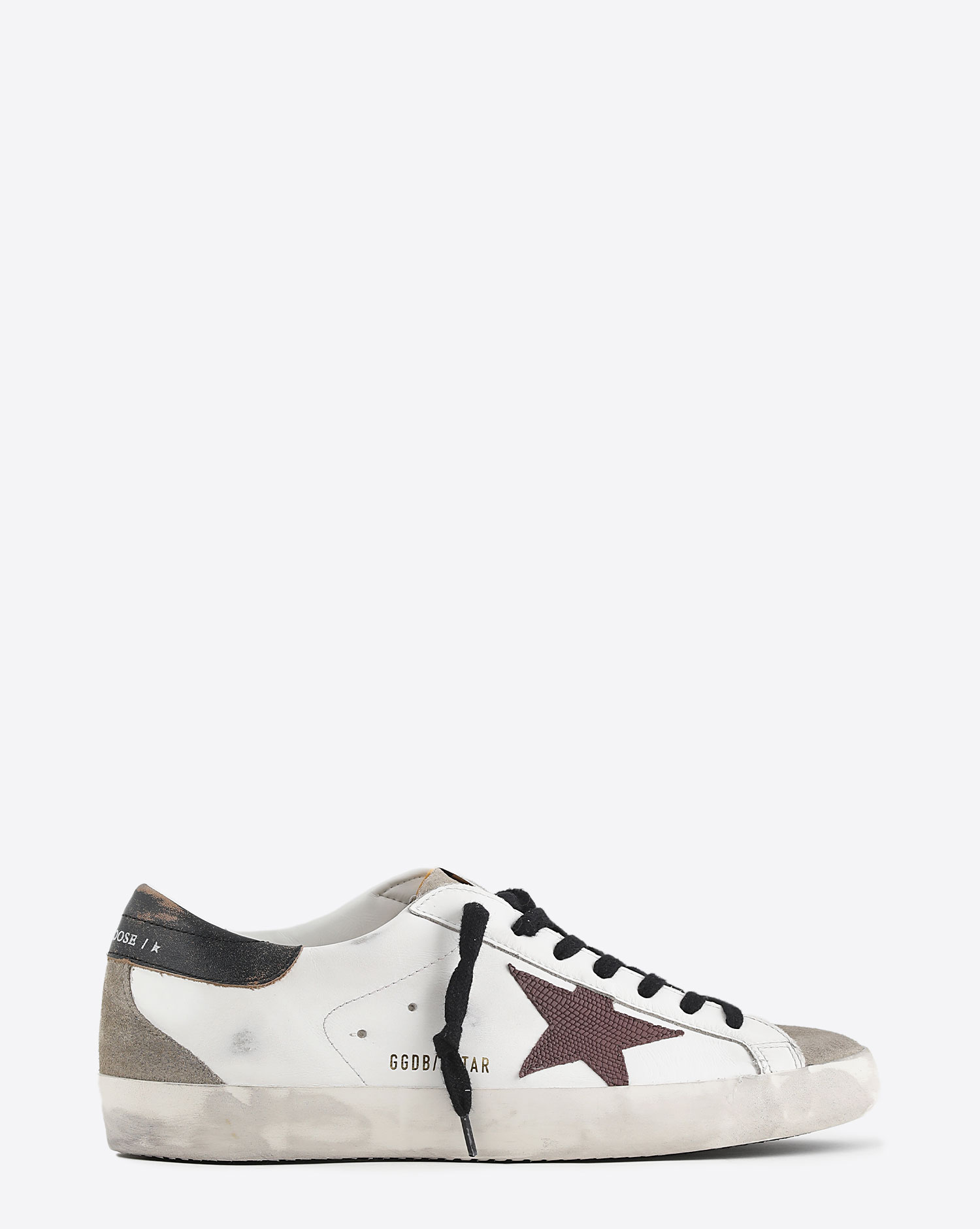 Golden Goose Men Sneakers Superstar – White Taupe Bordeaux