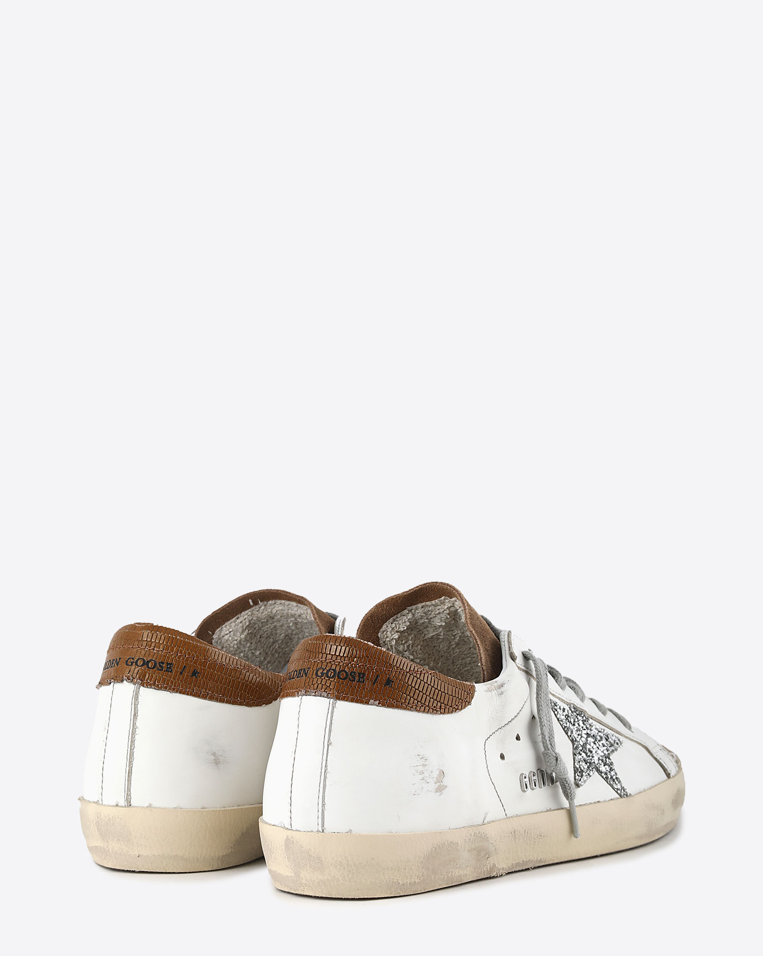 Golden Goose Woman Collection Super-Star – Tobacco Silver Taupe 81481