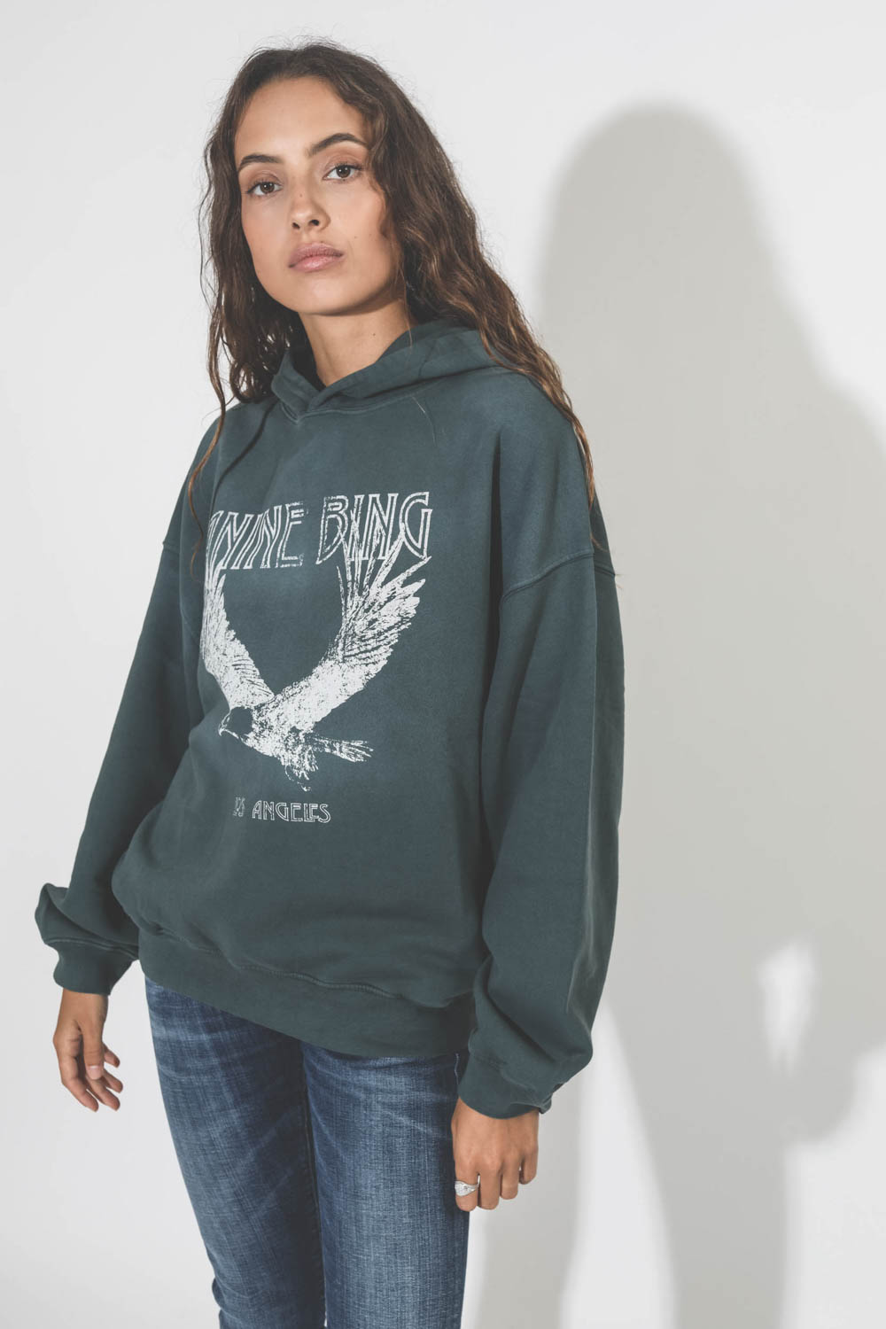 Sweat Ash Hoodie Eagle Anine Bing 