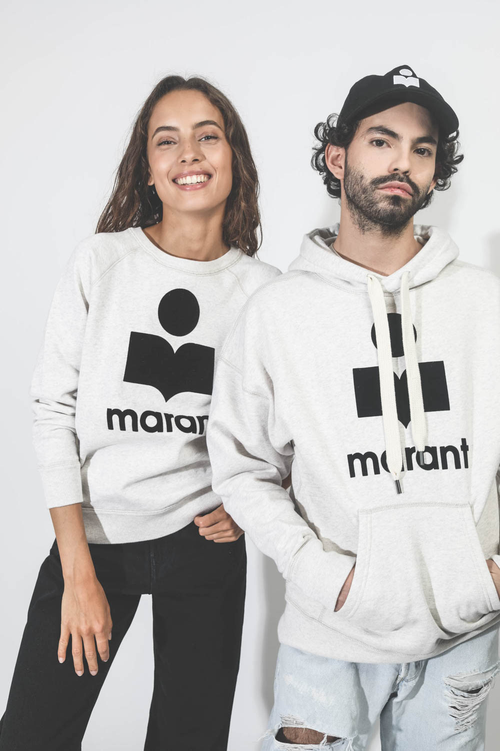 Bære Menda City skræmt Isabel Marant Etoile Sweatshirt MILLY - Ecru