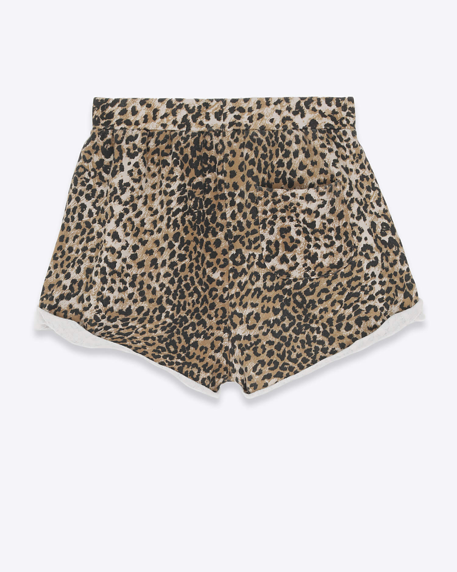 Image du produit Ragdoll LA Sweat Shorts - Brown Leopard   - porté