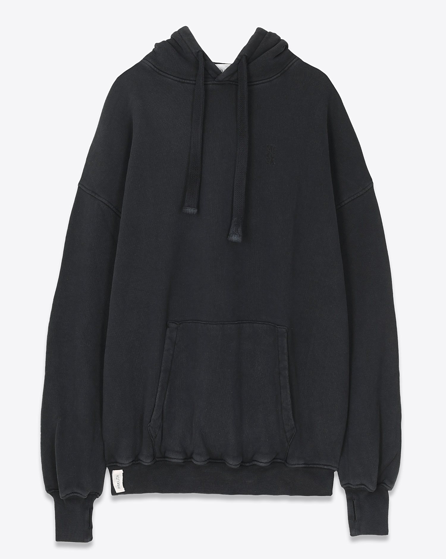 Mikuta Sweatshirt Capuche Noir 