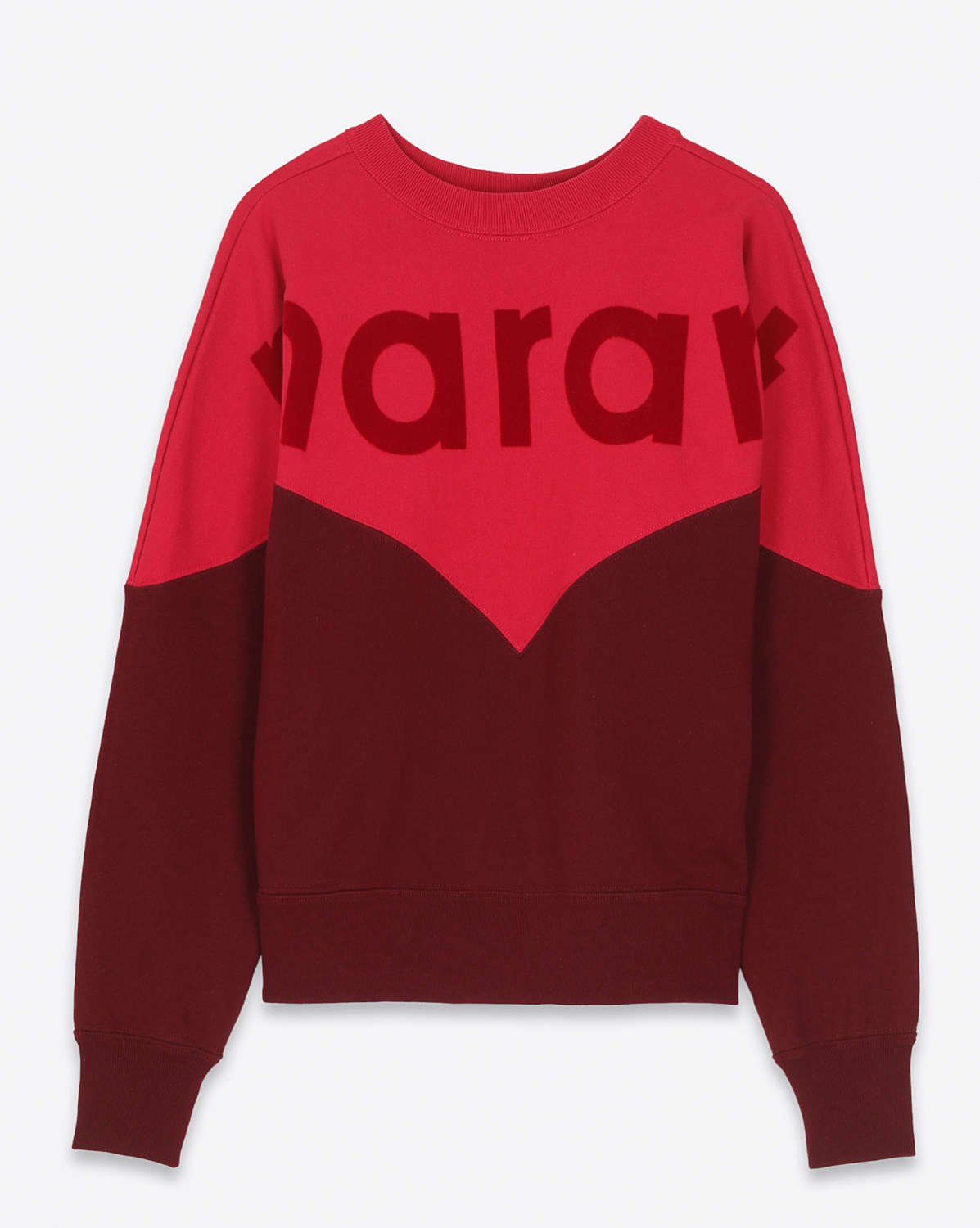 Sweatshirt Houston burgundy Isabel Marant Etoile  