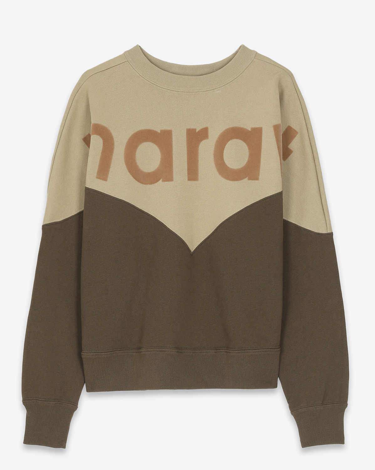 Sweatshirt Houston kaki Isabel Marant Etoile. 