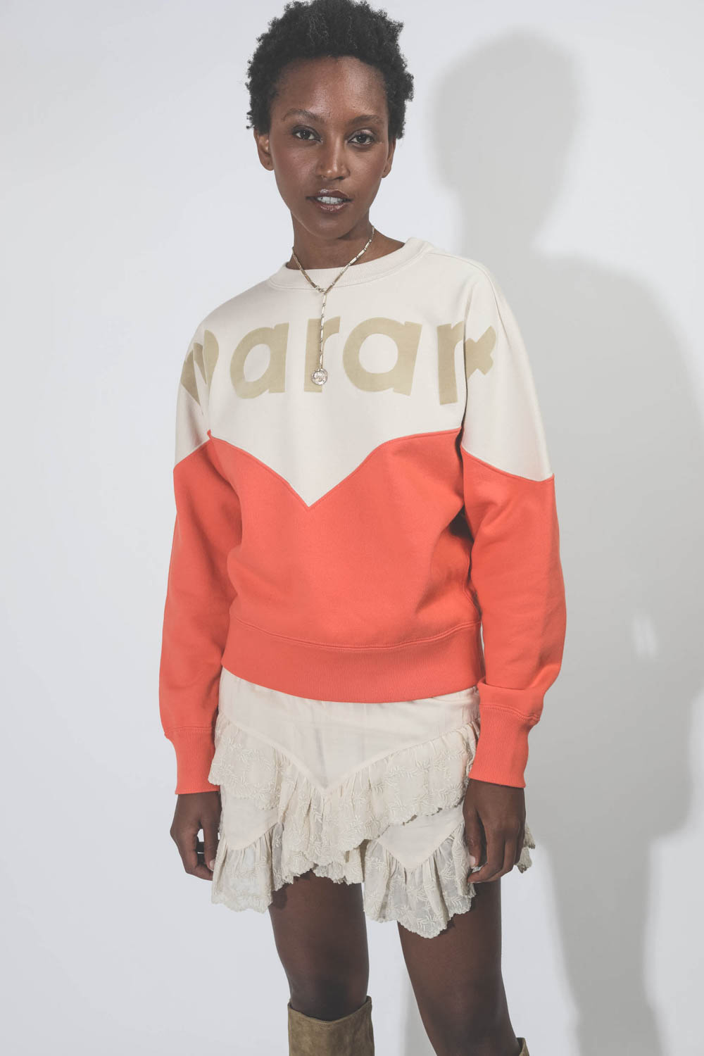 Marant Etoile Sweatshirt Houston Orange