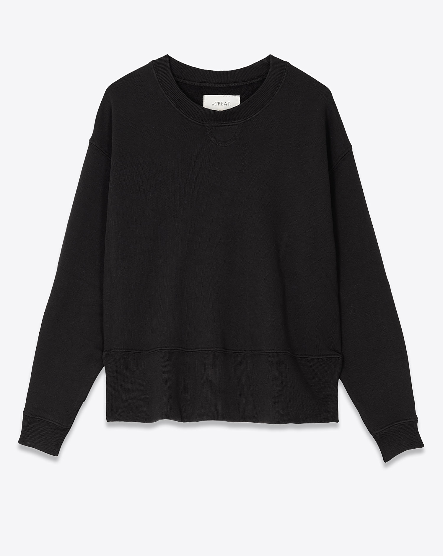 Sweatshirt manches longues League The Great en coton noir 
