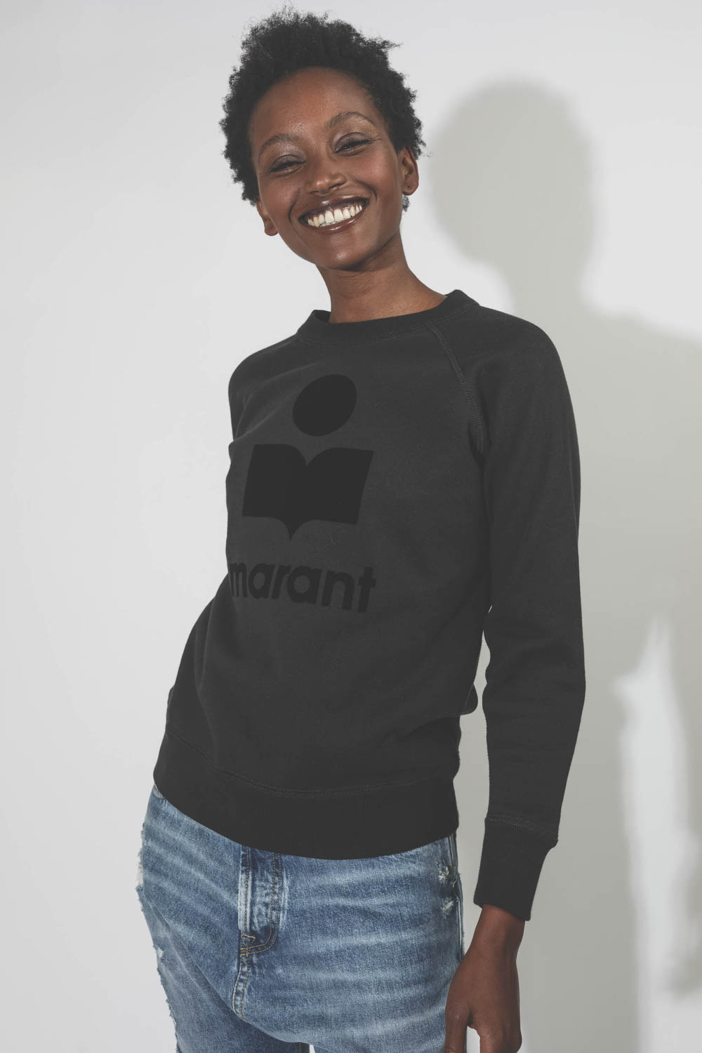 Sweatshirt Milly Isabel Marant Etoile noir.