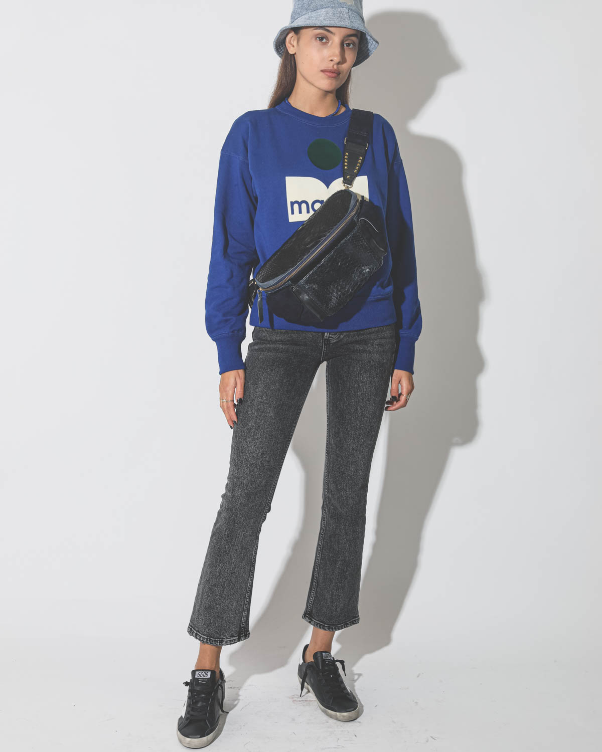 Image du produit Isabel Marant Etoile Sweatshirt Mobyli - Blue - 2