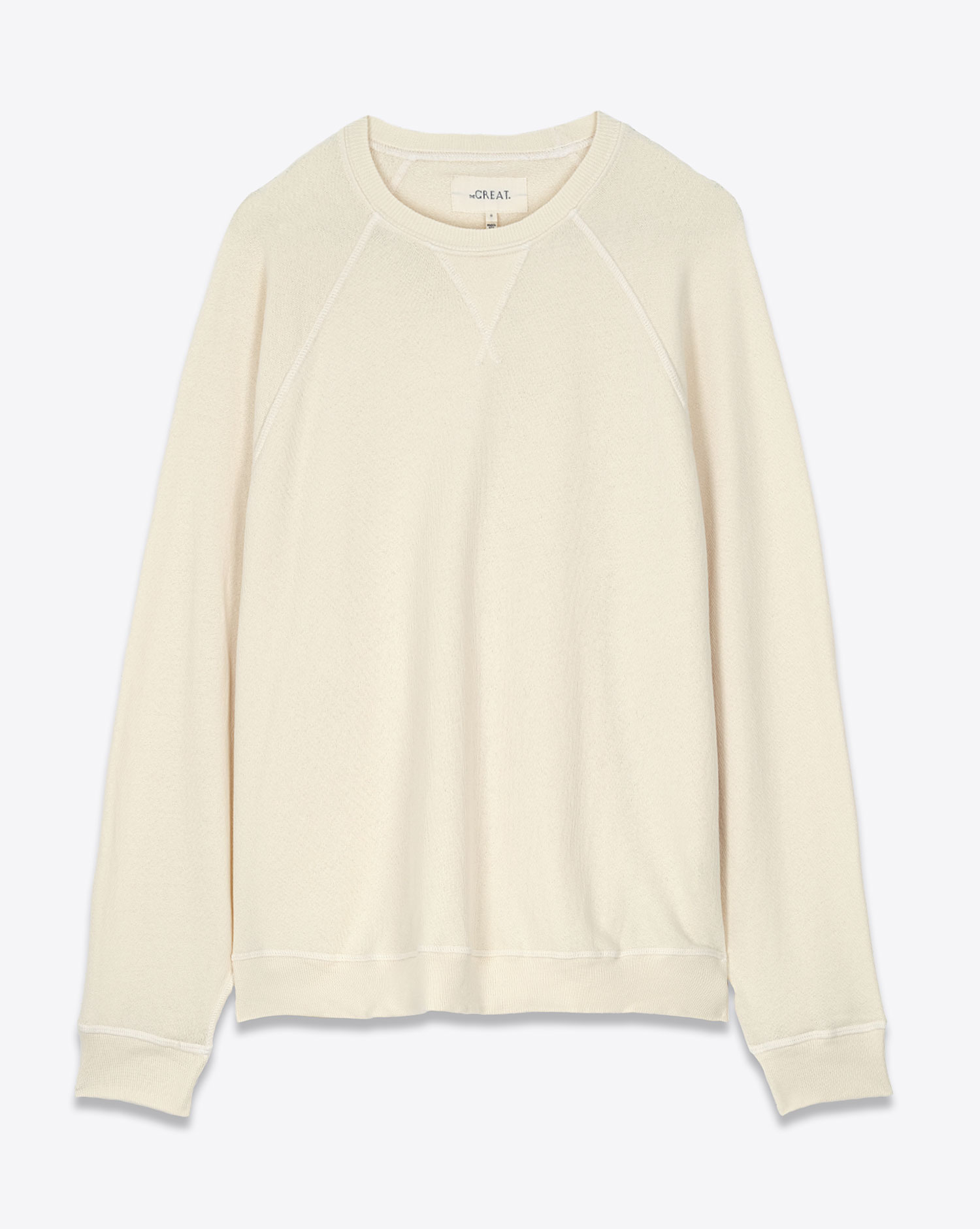 The Great Sweatshirt Slouch Blanc