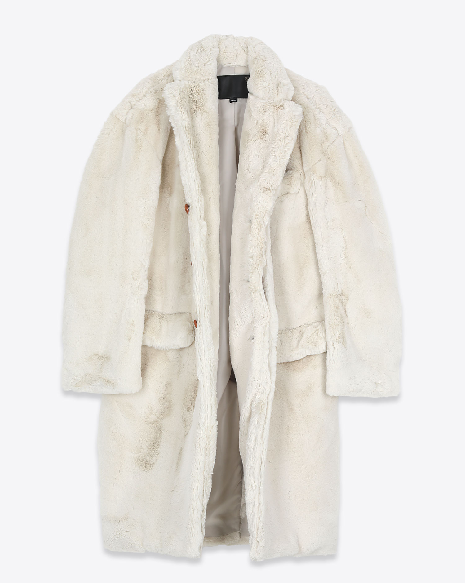 Manteau Teddy Bear R13 Denim &eacute;cru. 
