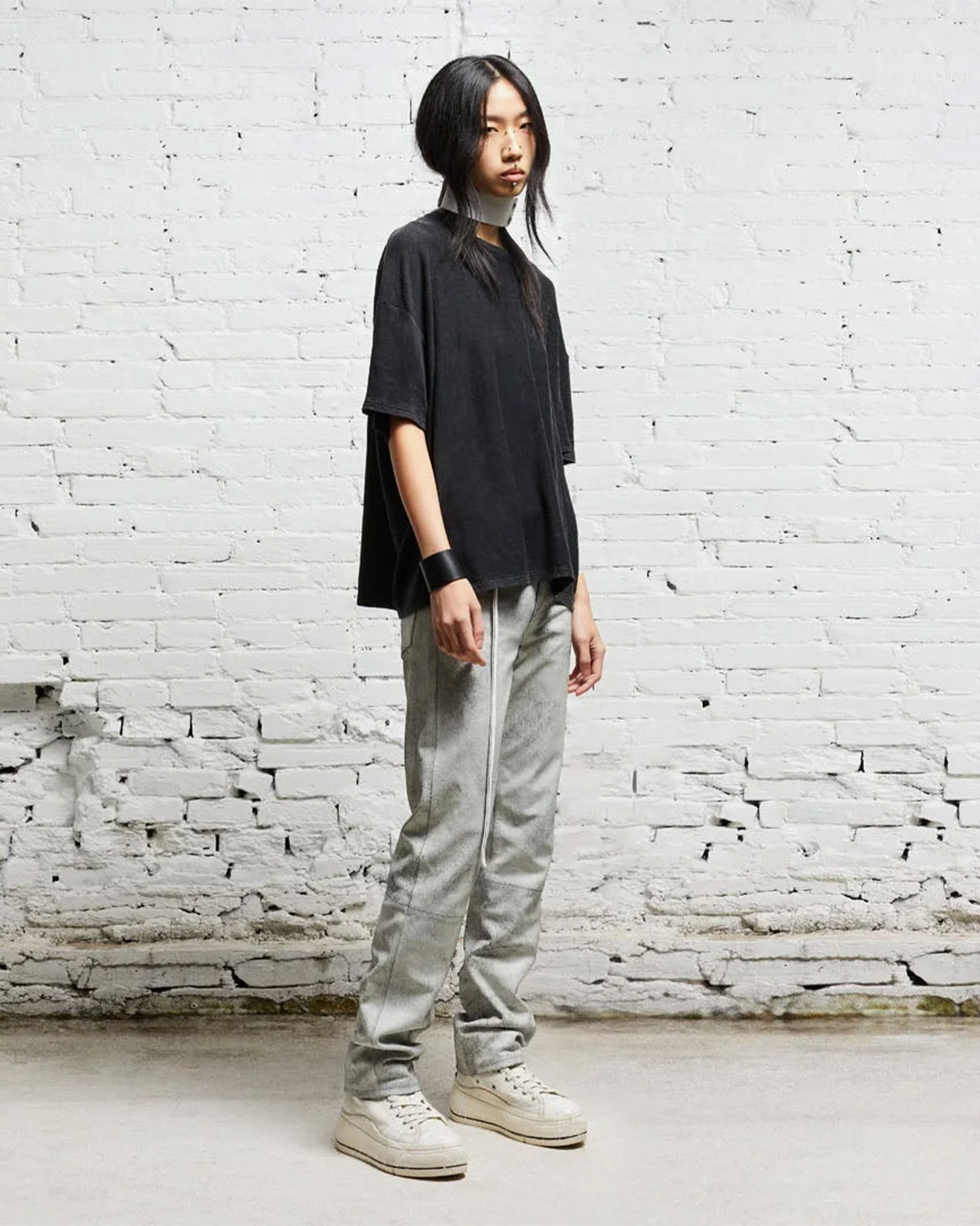 R13 Tee-Shirt Boxy Seamless – Acid Black