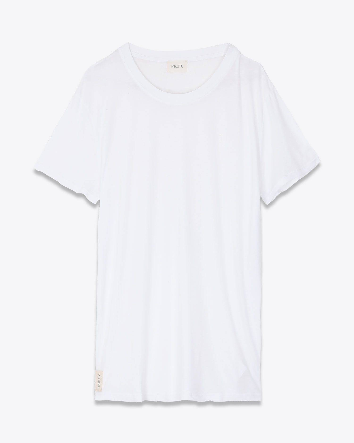 Mikuta Tee-shirt Logo Blanc