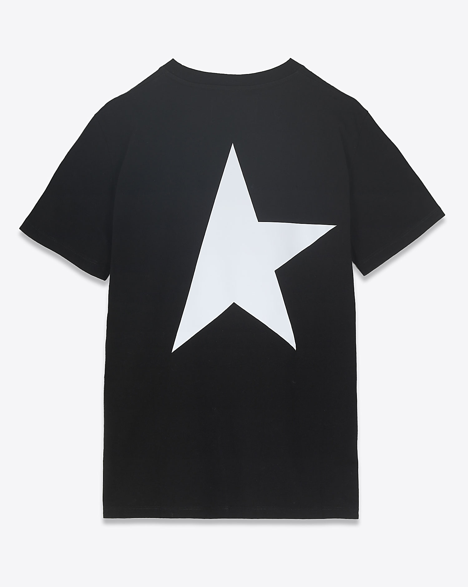 Golden Goose Tee Shirt Logo Star Noir Blanc