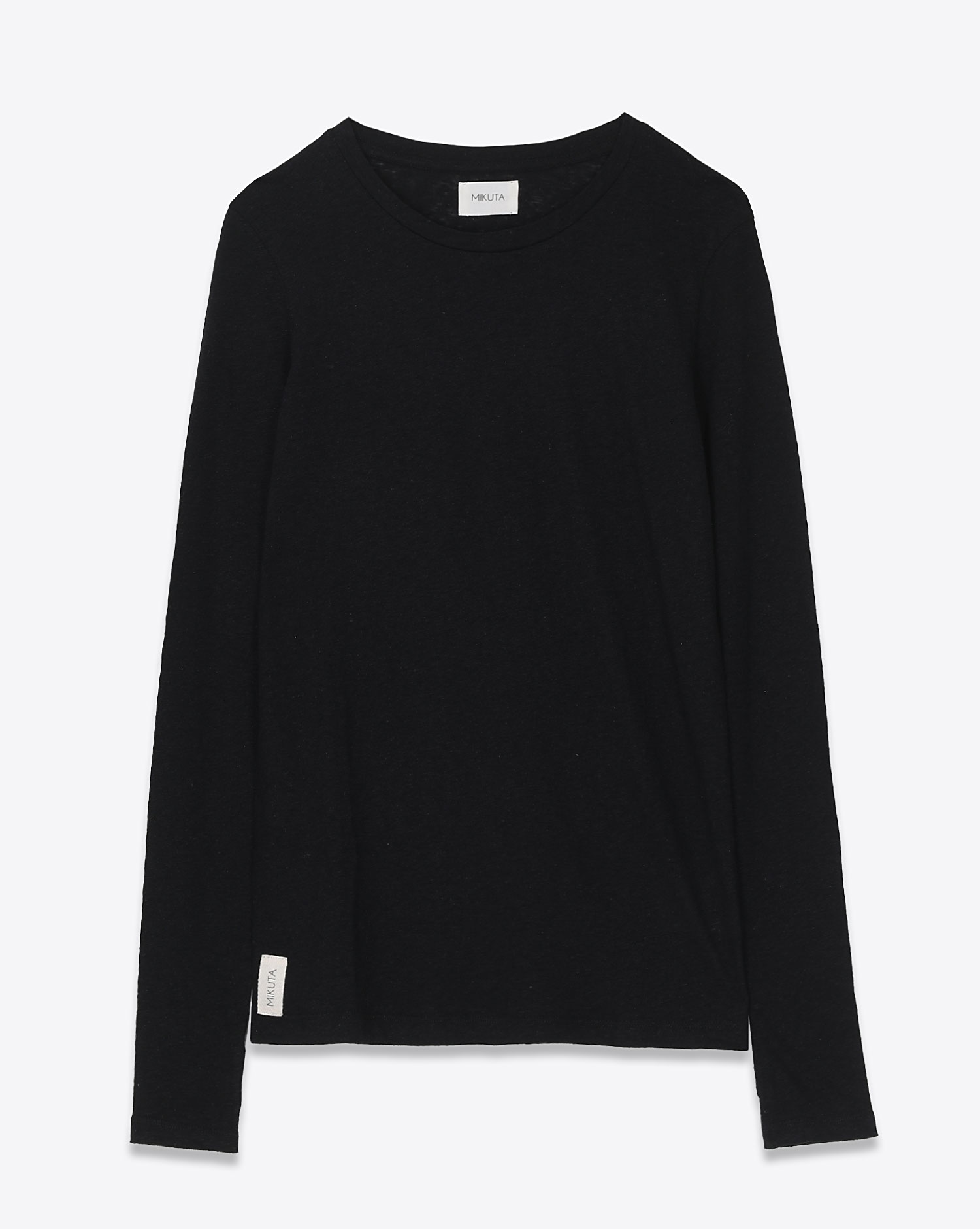 Tee shirt on sale noir manche longue