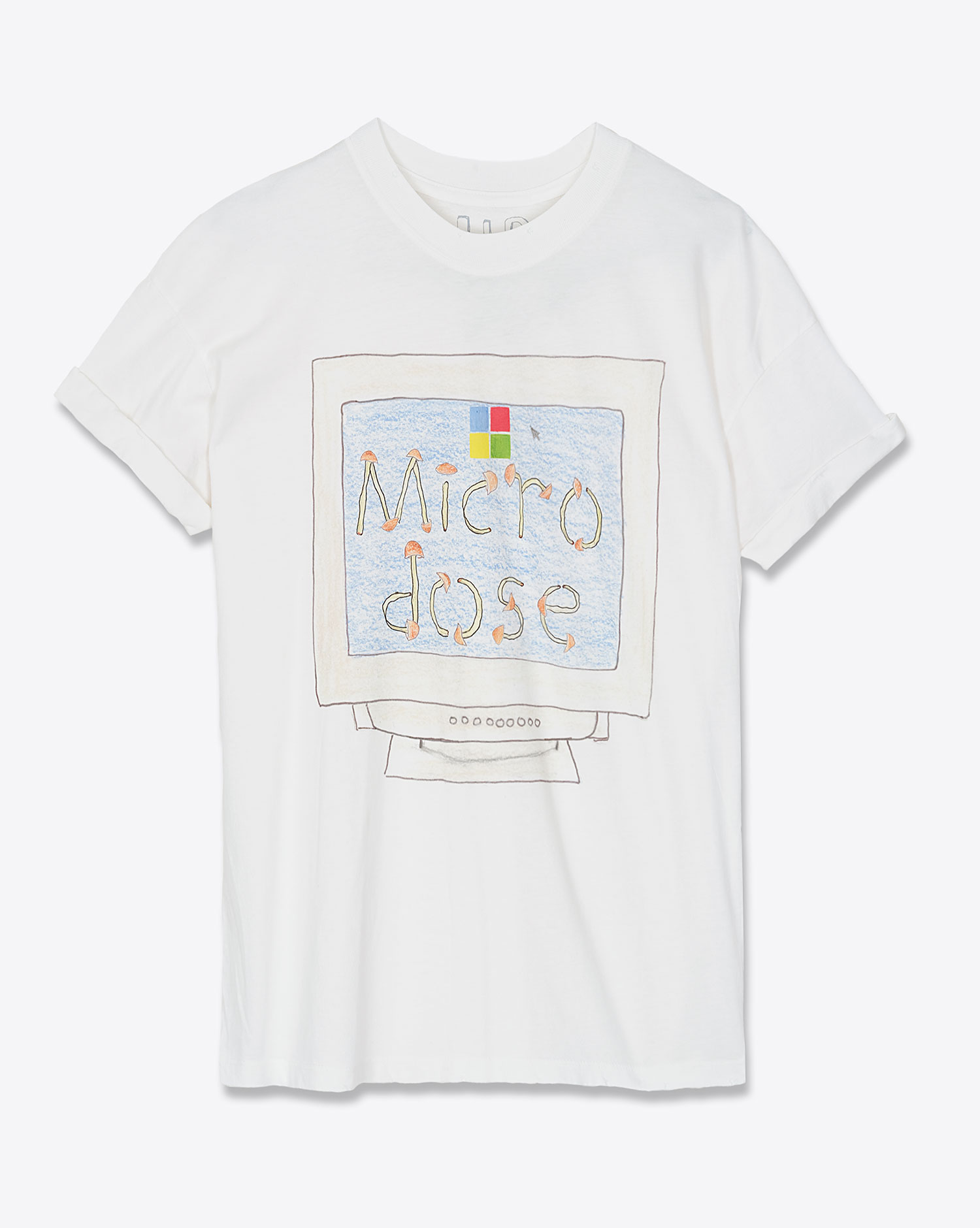Produit Unfortunate Portrait Tee-Shirt Microdose Blanc