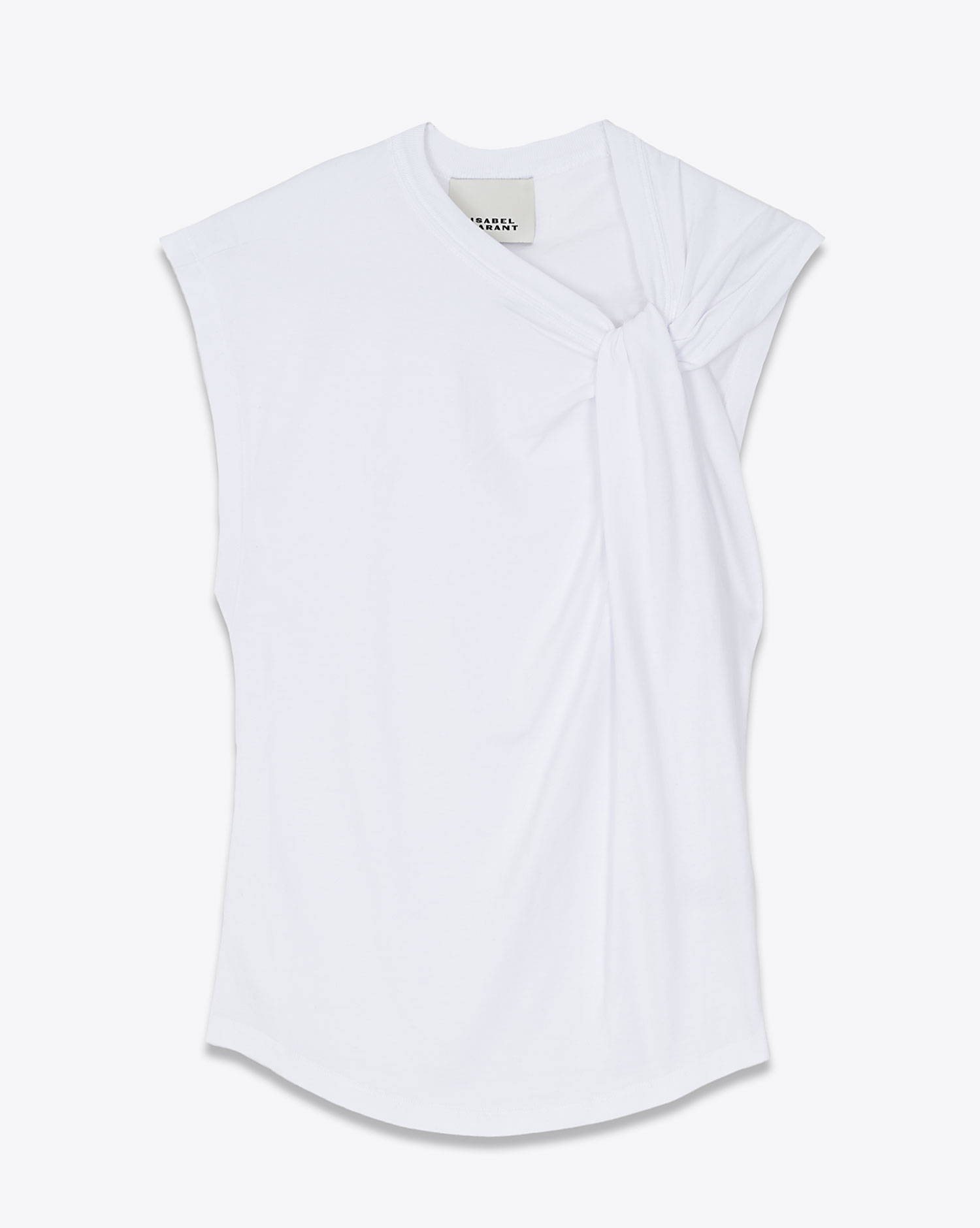 Produit Tee-shirt Nayda Isabel Marant Etoile en coton blanc. Vue face. 