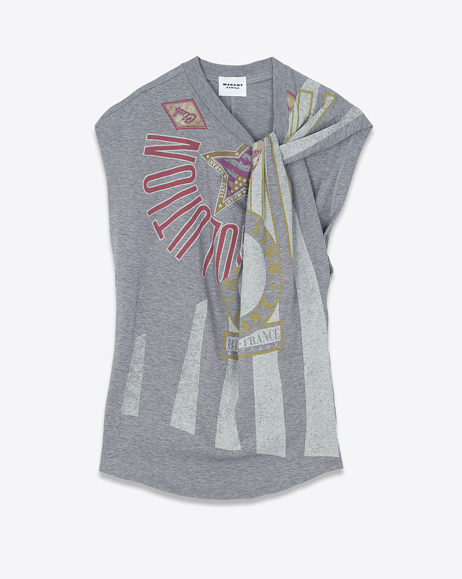 Isabel Marant Tee-Shirt Nayda Gris