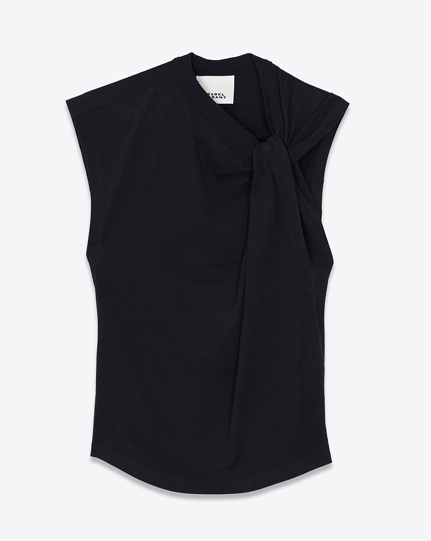 Produit Tee-shirt Nayda Isabel Marant Etoile en coton noir. vue face. 