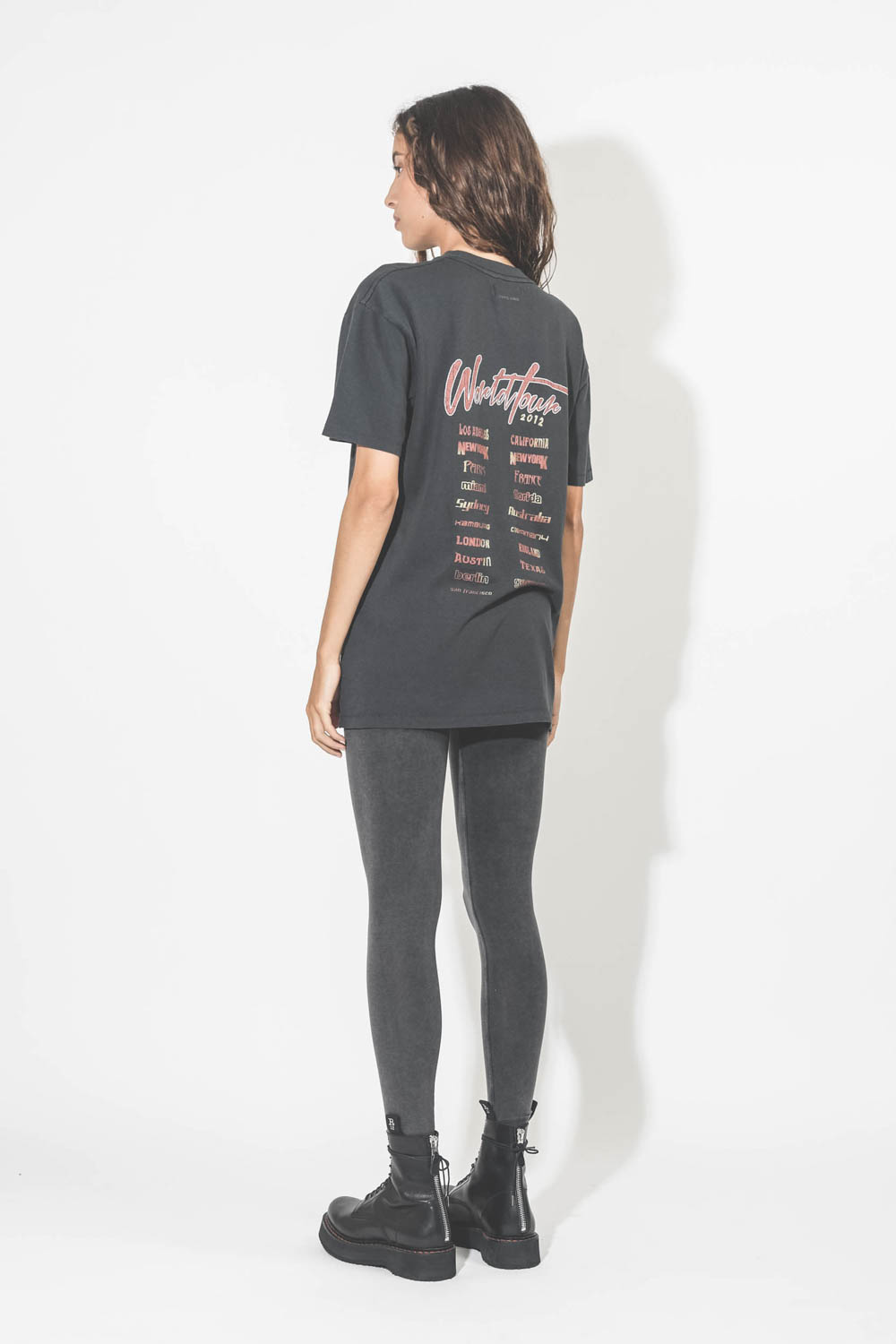 Anine Bing Tee-Shirt Walker Panther vue dos